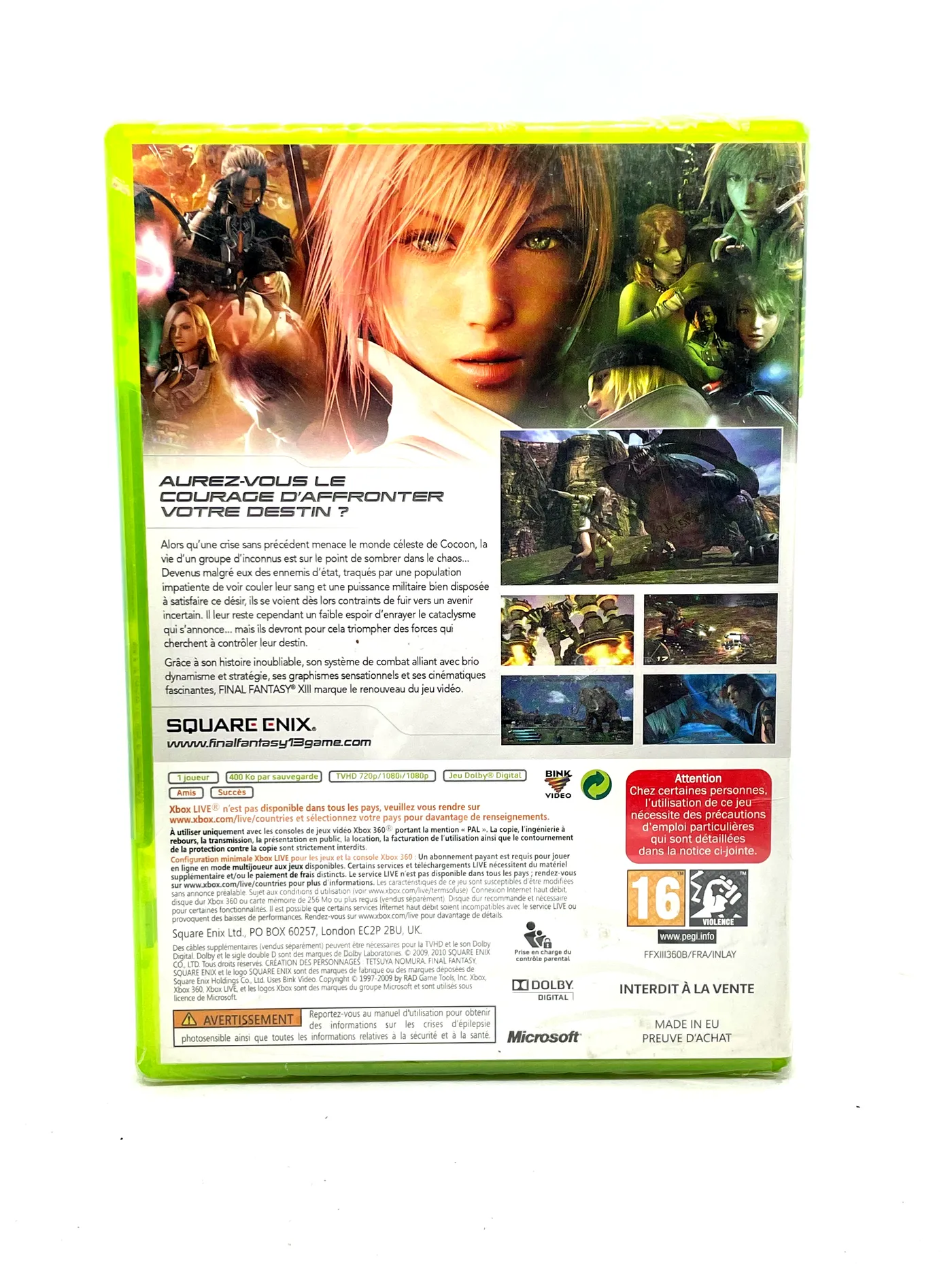 Final Fantasy XIII Xbox 360 (Nowa w folii)