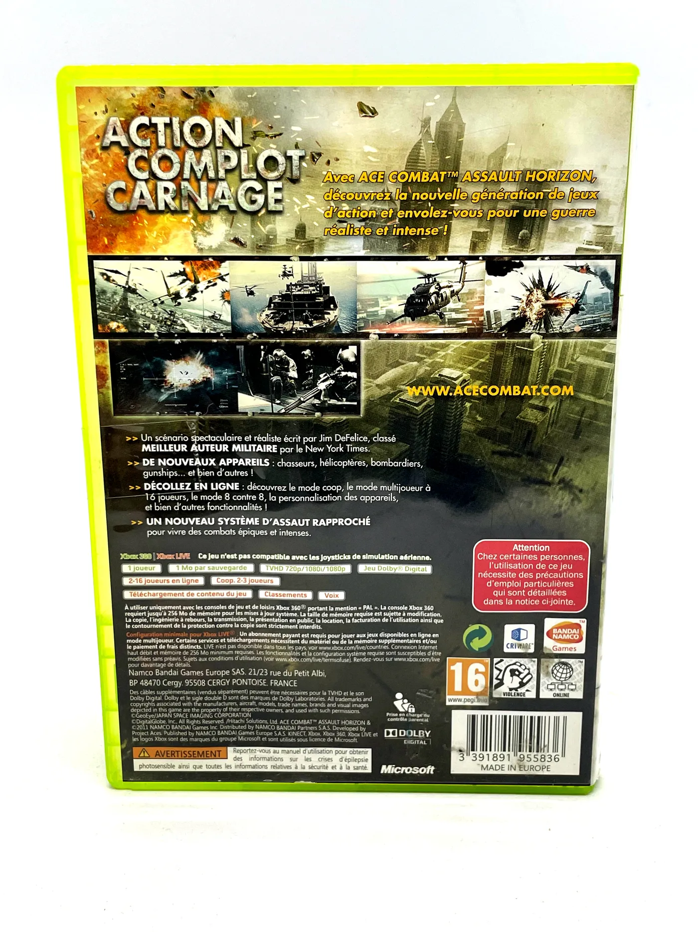 Ace Combat Assault Horizon Xbox 360