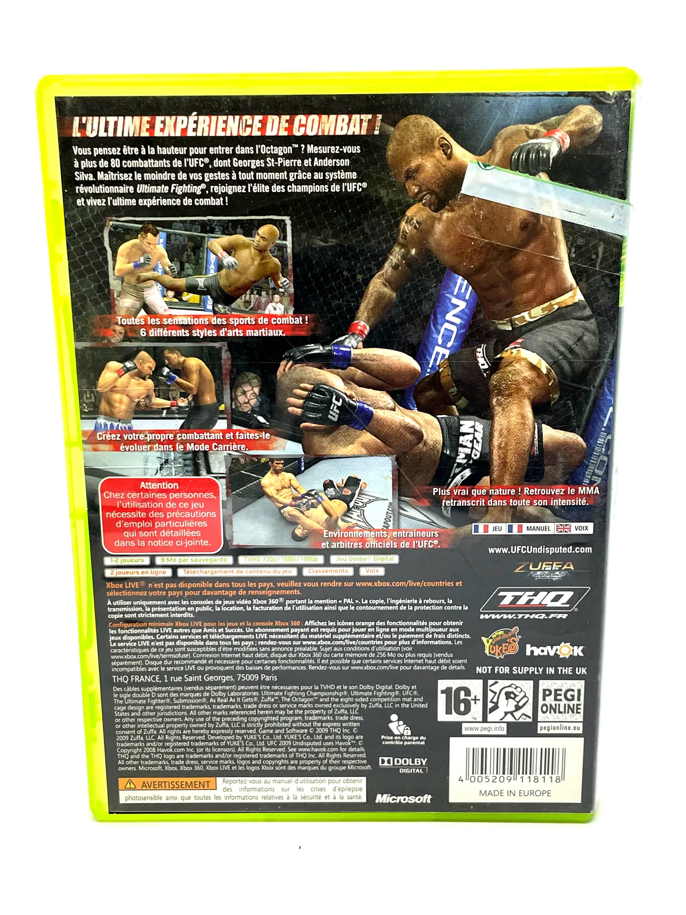 UFC Undisputed 2009 Xbox 360 - Xbox 360 | Retrobroker