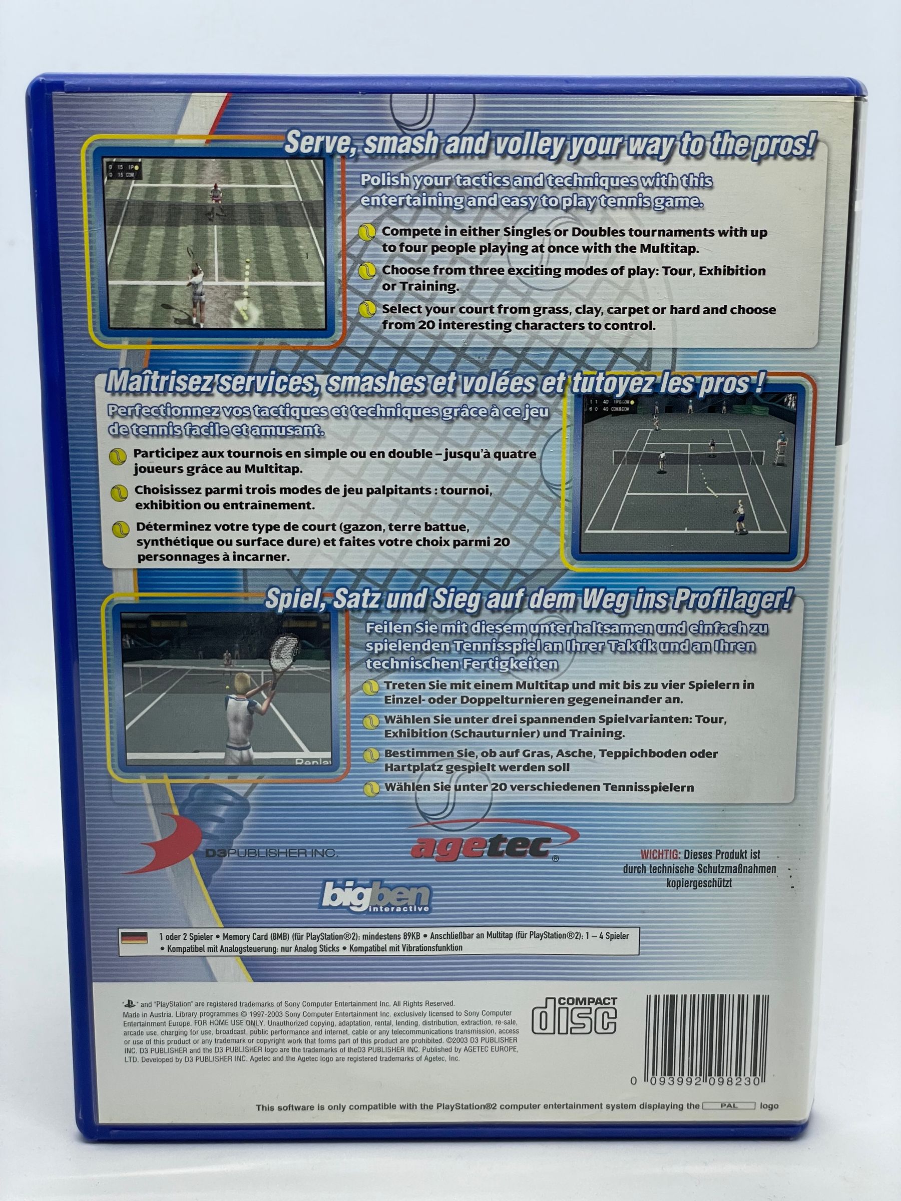Tennis Court Smash PS2