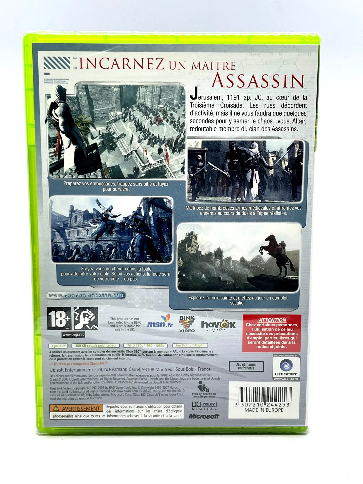 Assassin's Creed Xbox 360 (New & Sealed)