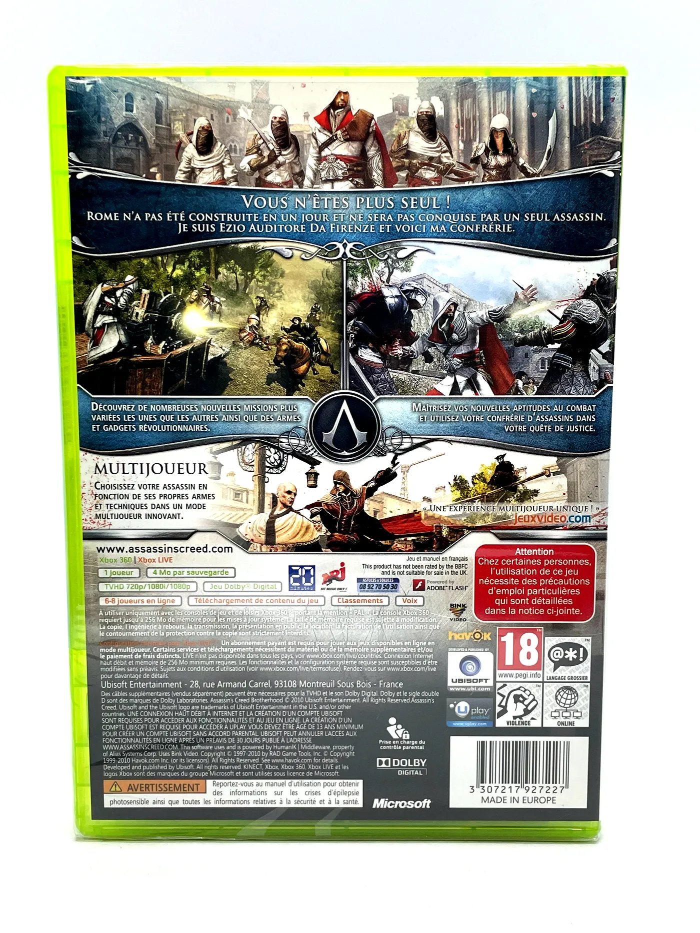 Assassin's Creed Brotherhood Xbox 360 (New & Sealed)