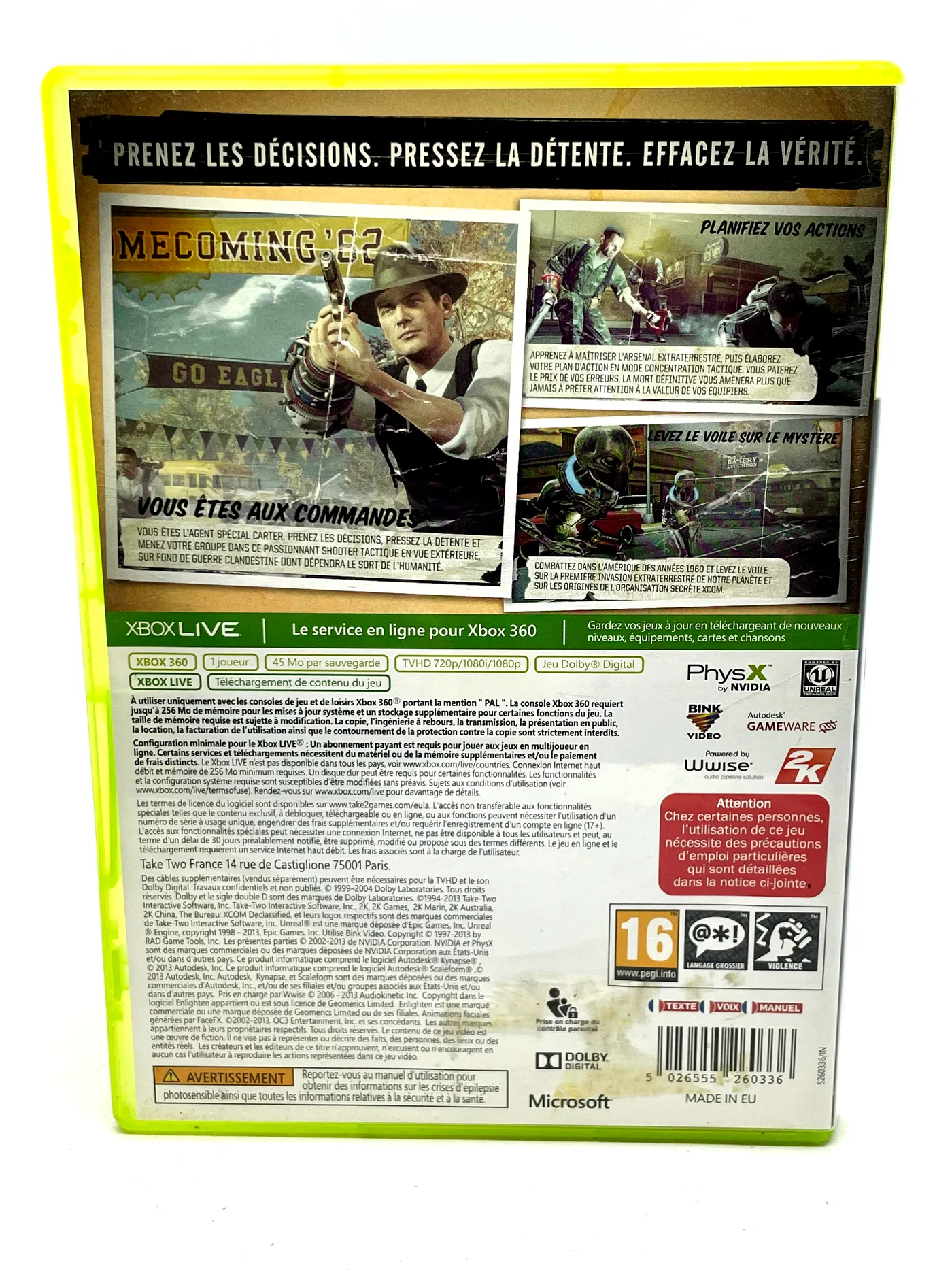 The Bureau Xcom Declassified Xbox 360