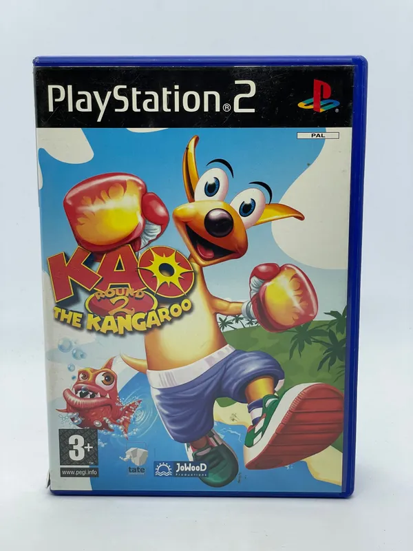 Kao Le Kangourou Round 2 – Sony PS2 – Jeu Complet Bon État – Édité Par Maxis