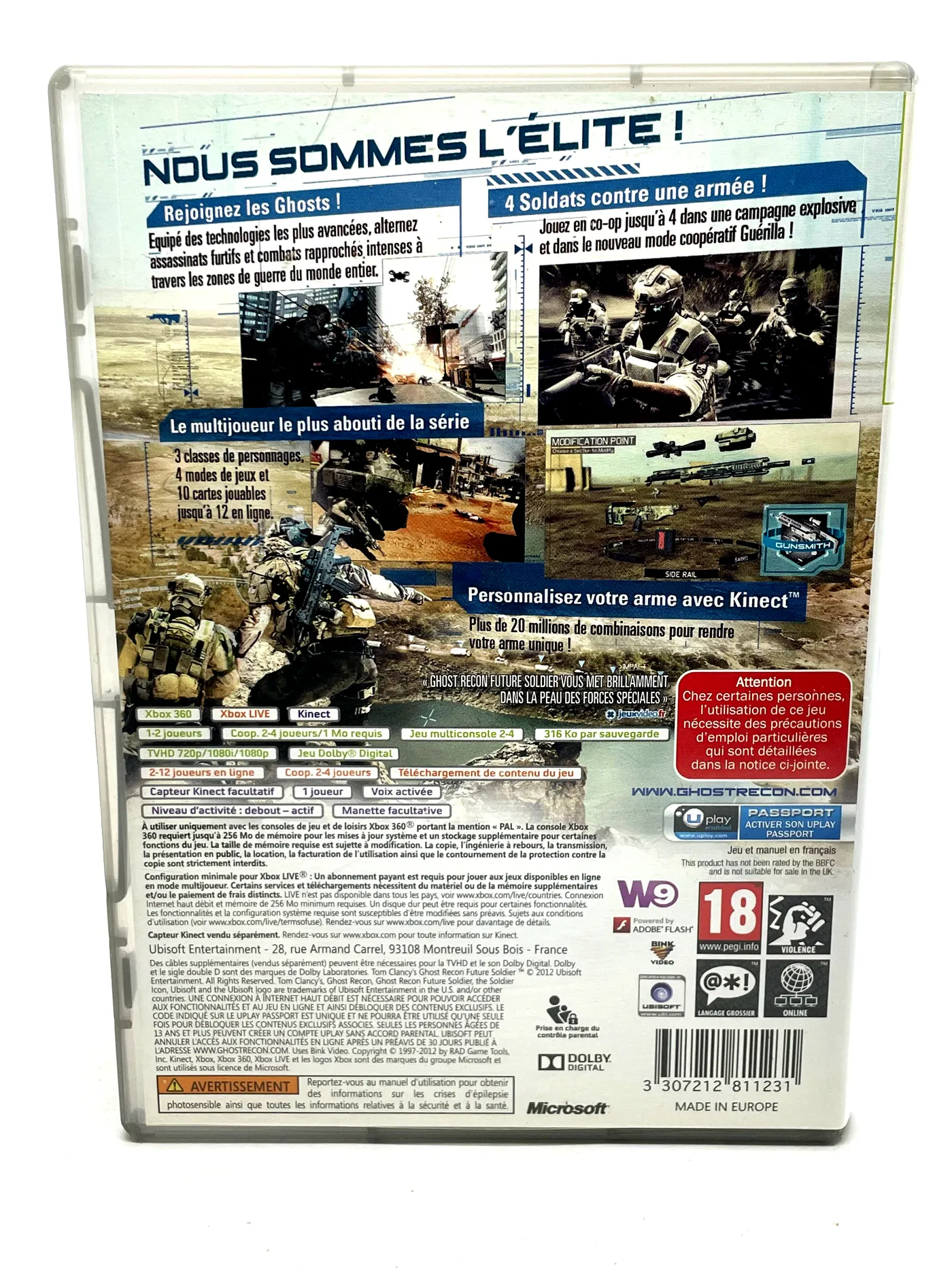 Ghost Recon Future Soldier Xbox 360