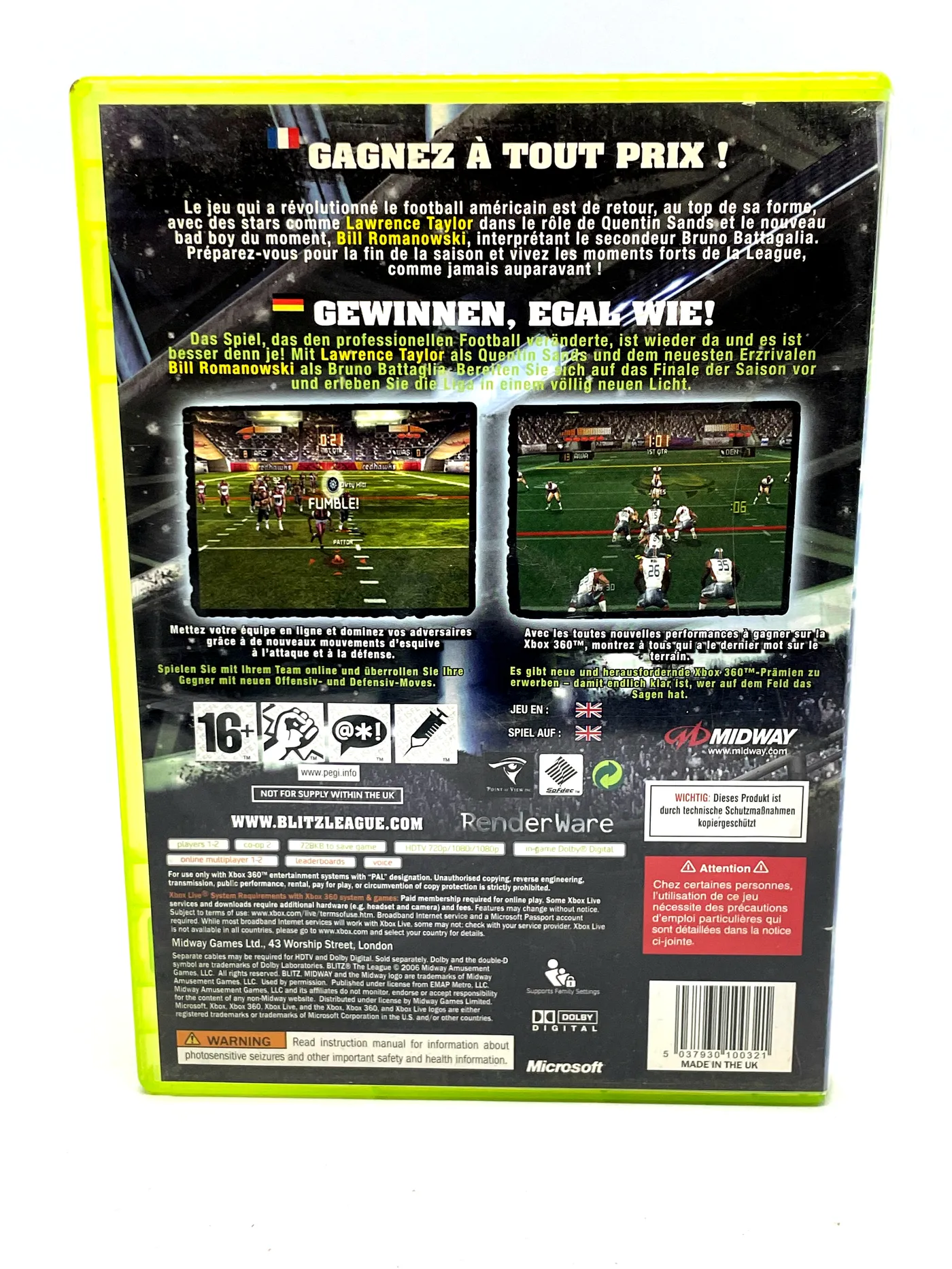 Blitz The League Xbox 360