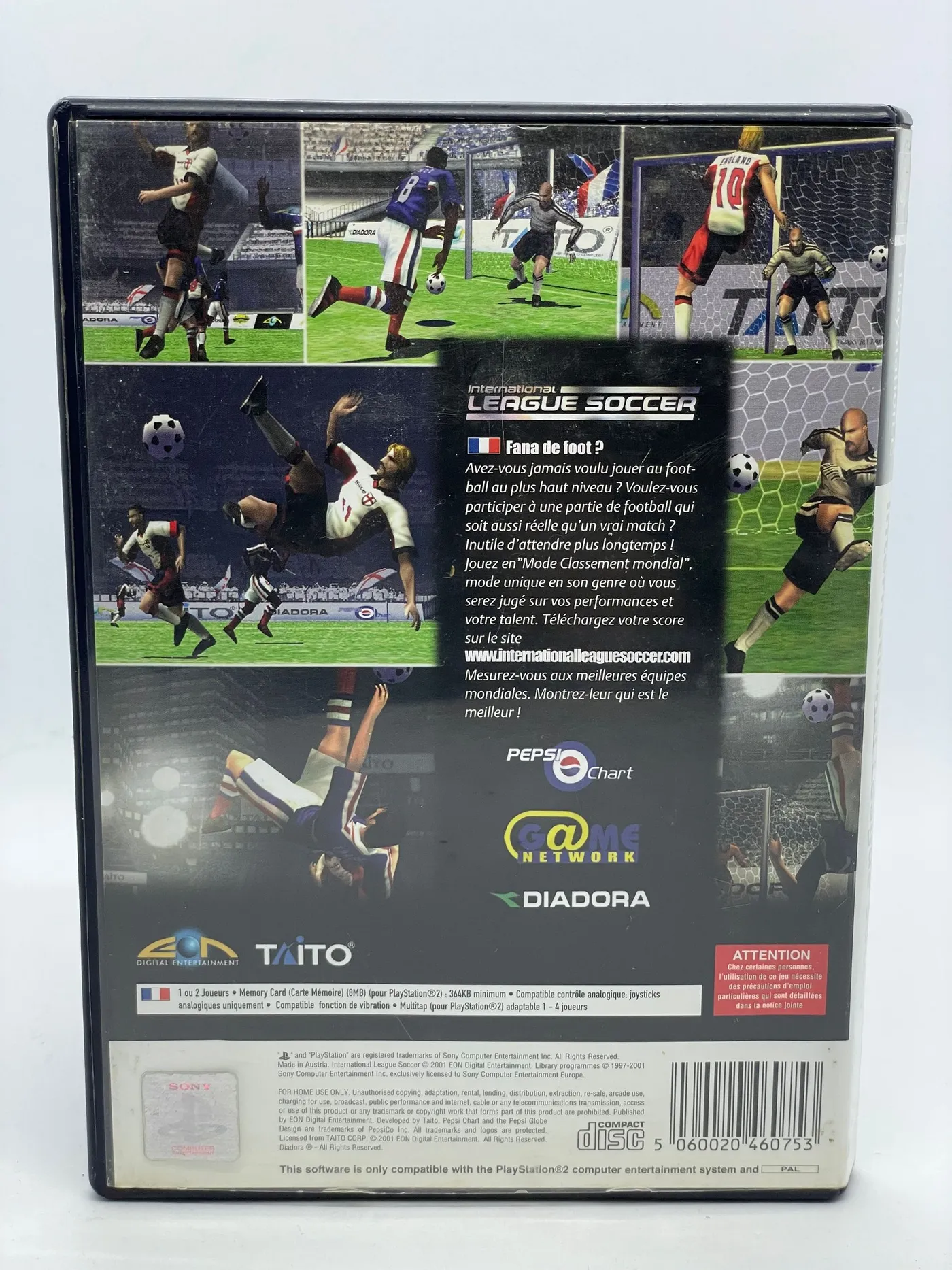 Fiche du jeu International Superstar Soccer 2 sur Sony Playstation 2 - Le Musee
