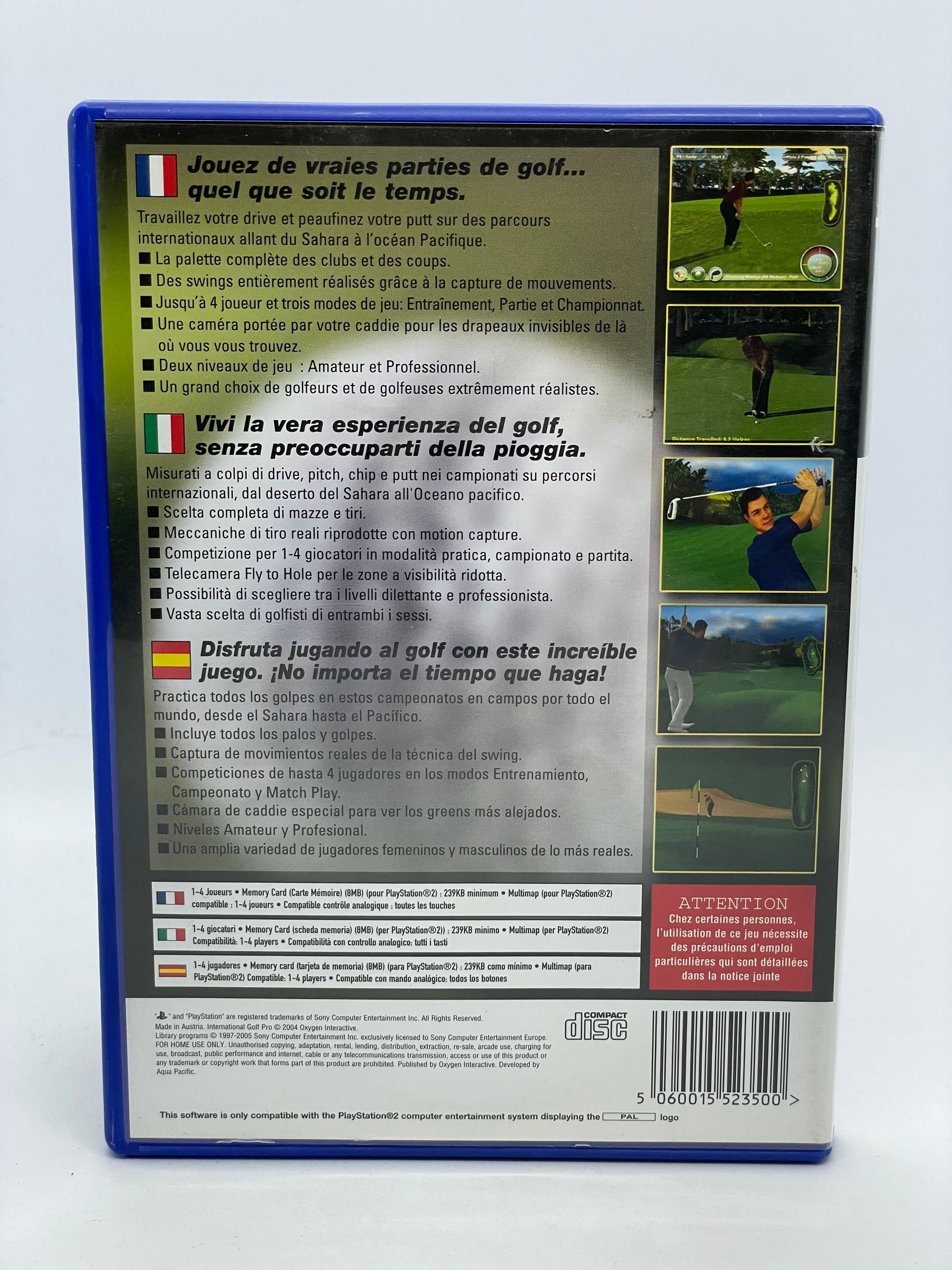 International Golf Pro PS2 (FR)