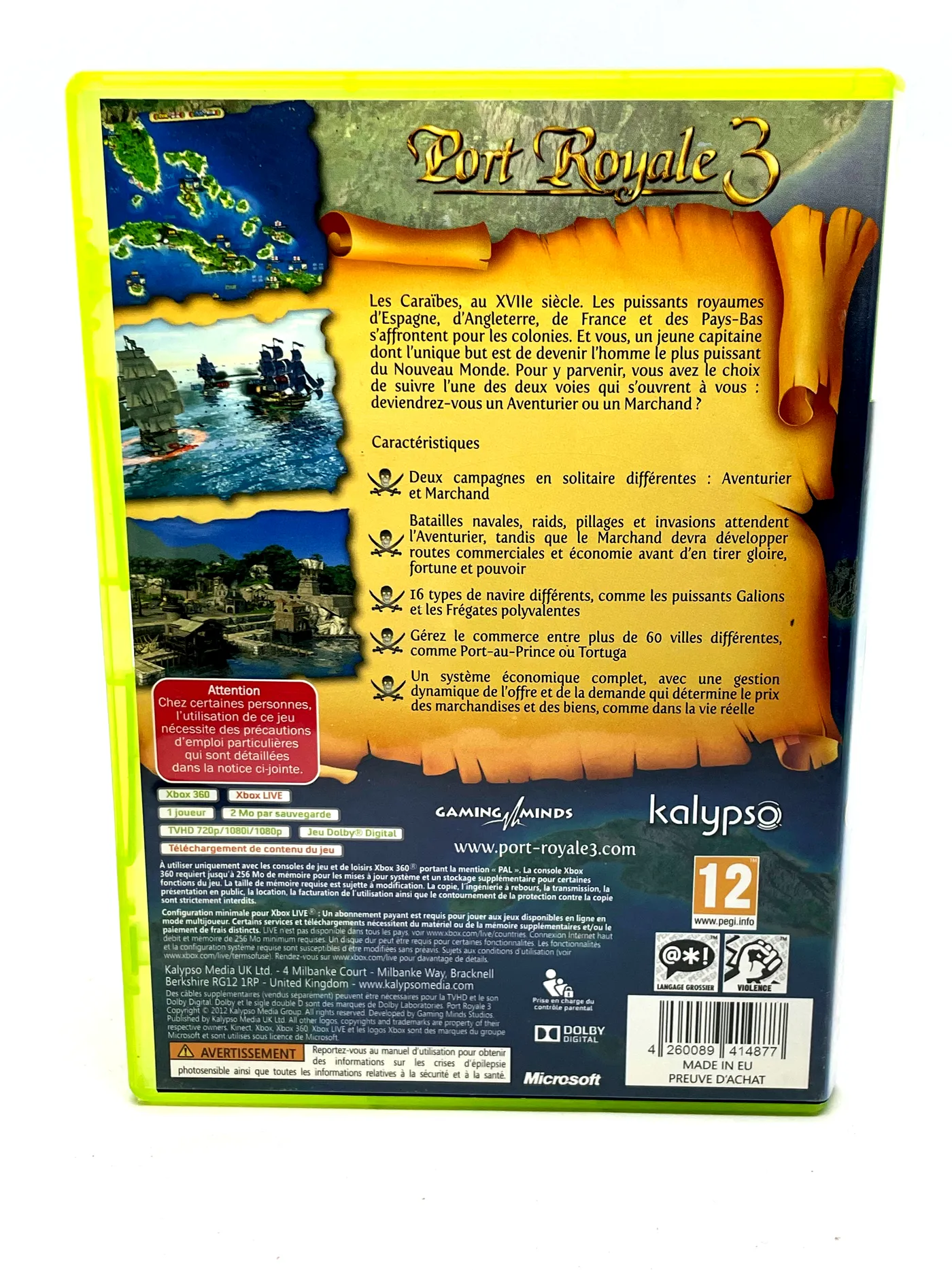 Port Royale 3 Xbox 360