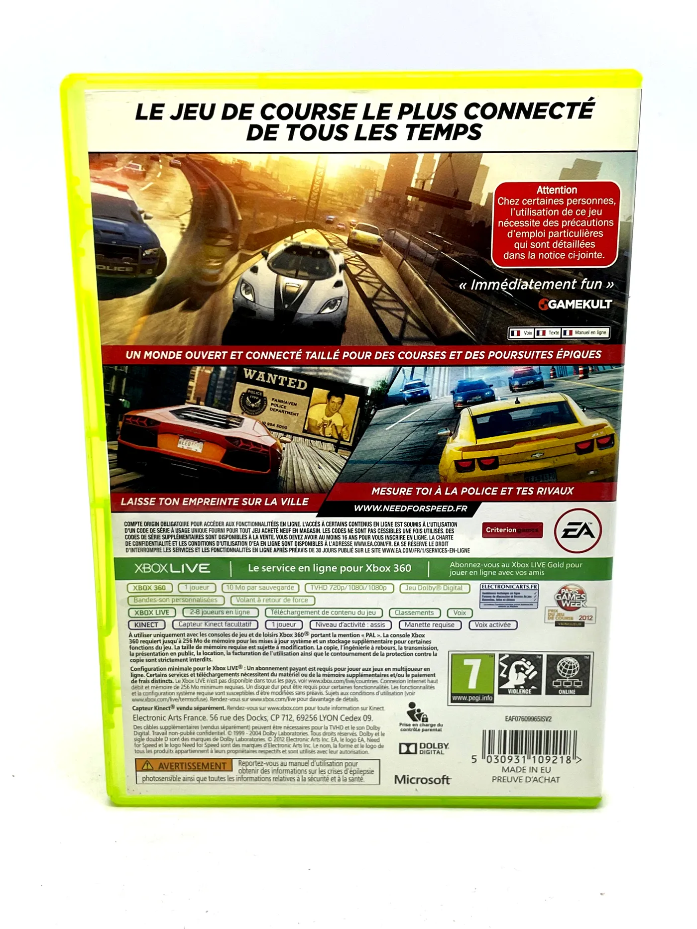 Need for Speed Most Wanted Xbox 360