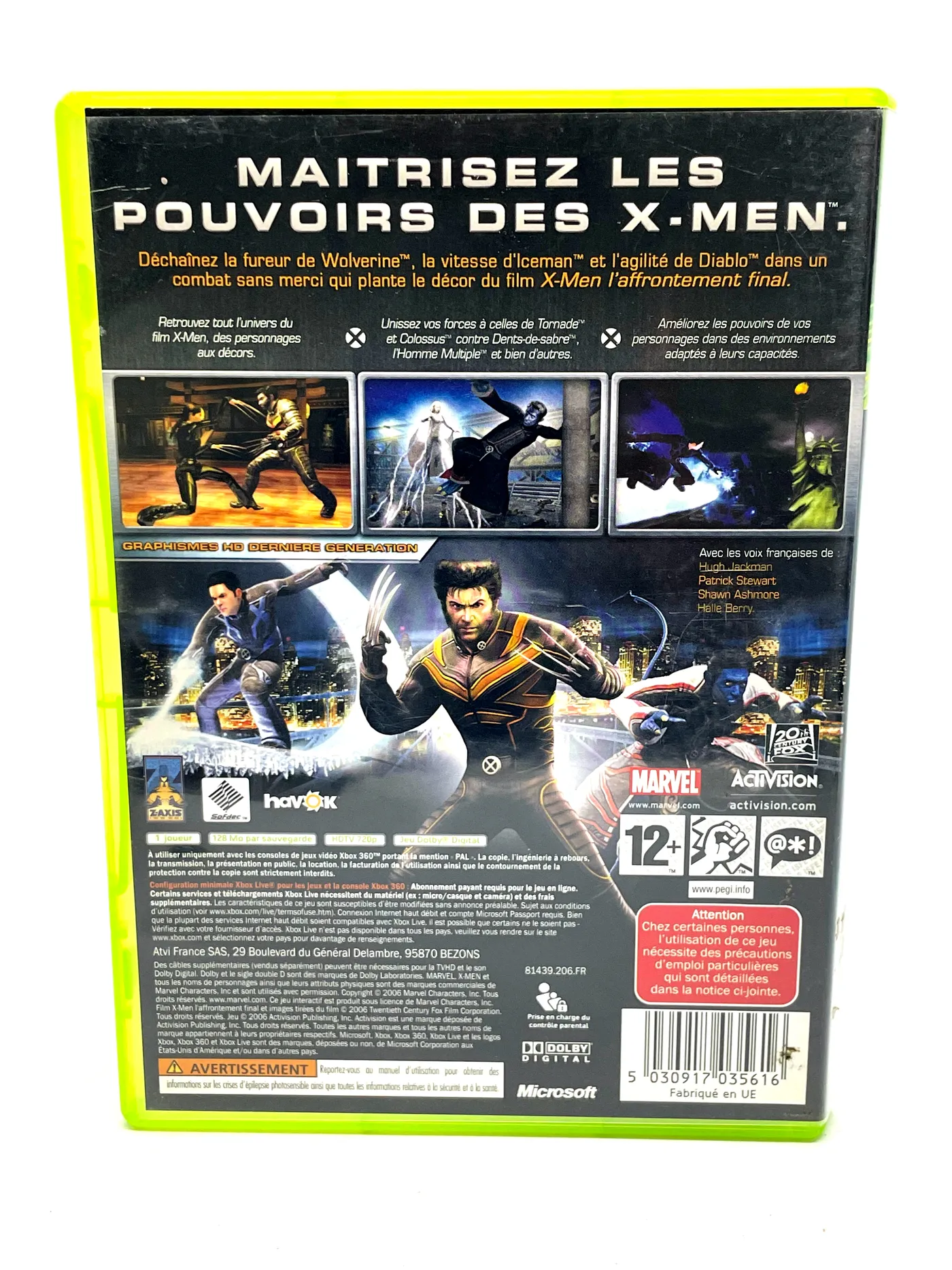 X-Men The Official Game Xbox 360