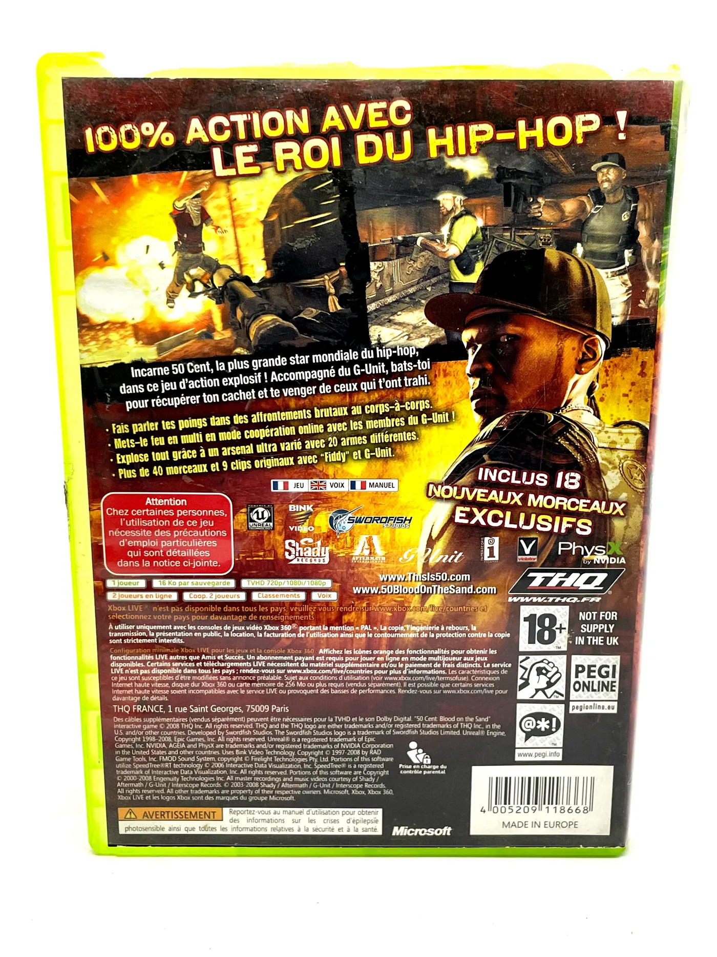50 Cent Blood on the Sand Xbox 360