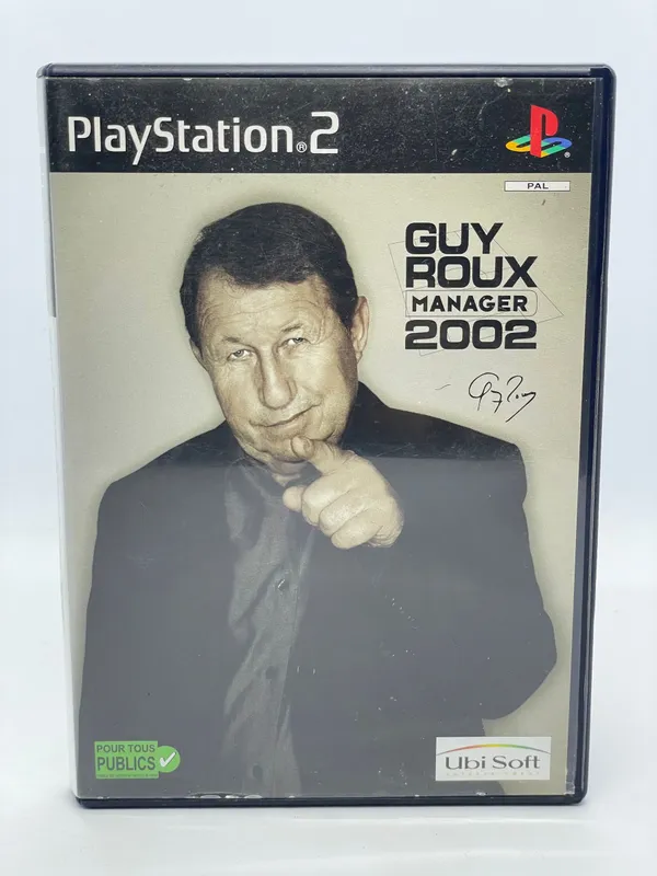 Guy Roux Manager 2001 - Complet - Sur PlayStation 1 Et PS2 (Jeu Action/Aventure)