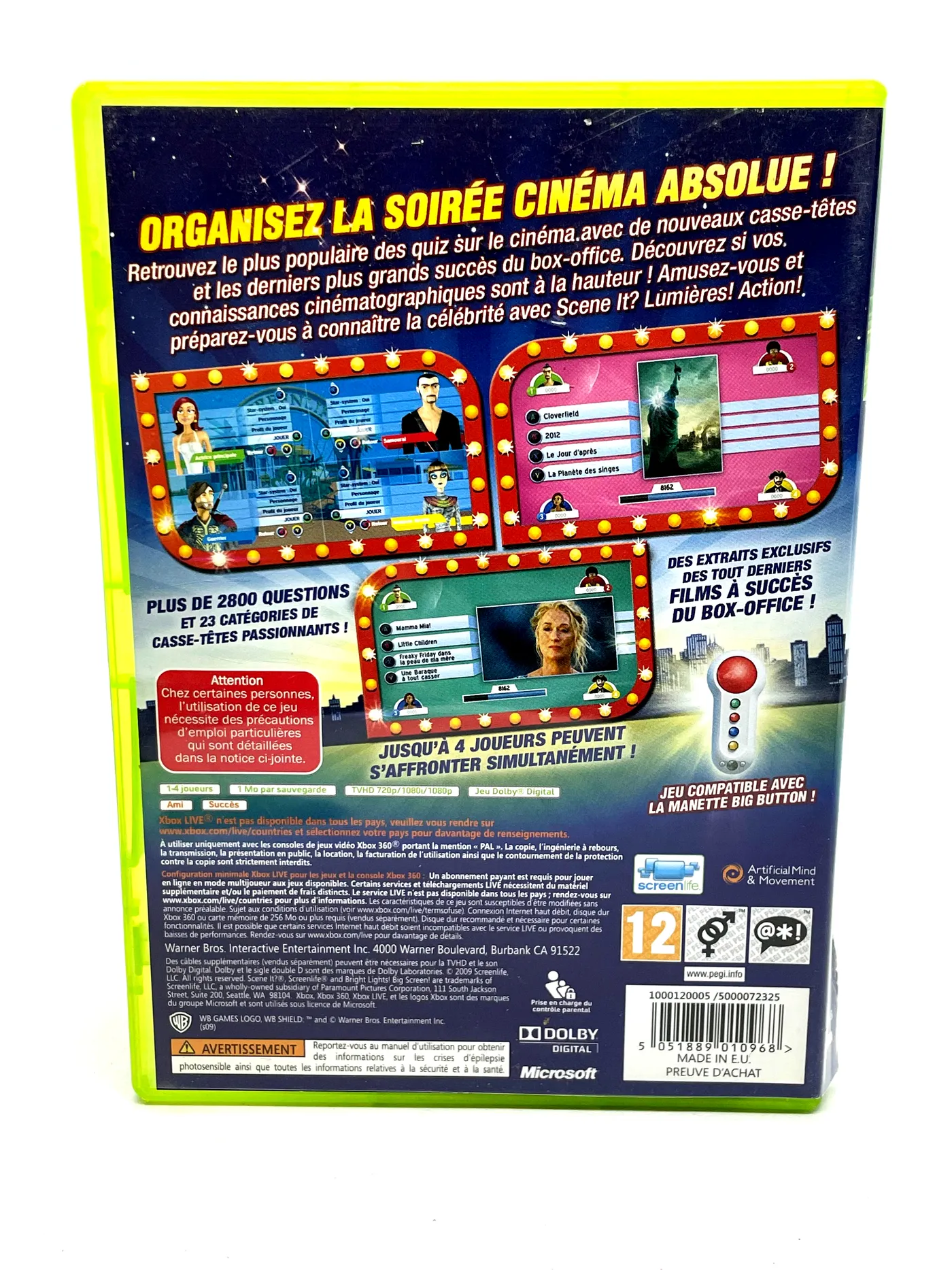 Scene It? Lights, Camera, Action Xbox 360