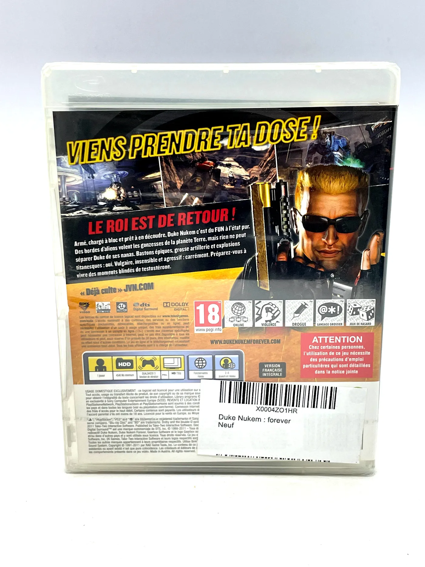 Duke Nukem Forever PS3 (New and Sealed)