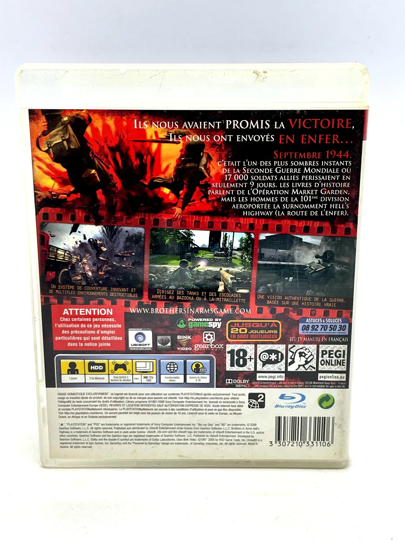 Brothers in Arms Hell's Highway PS3