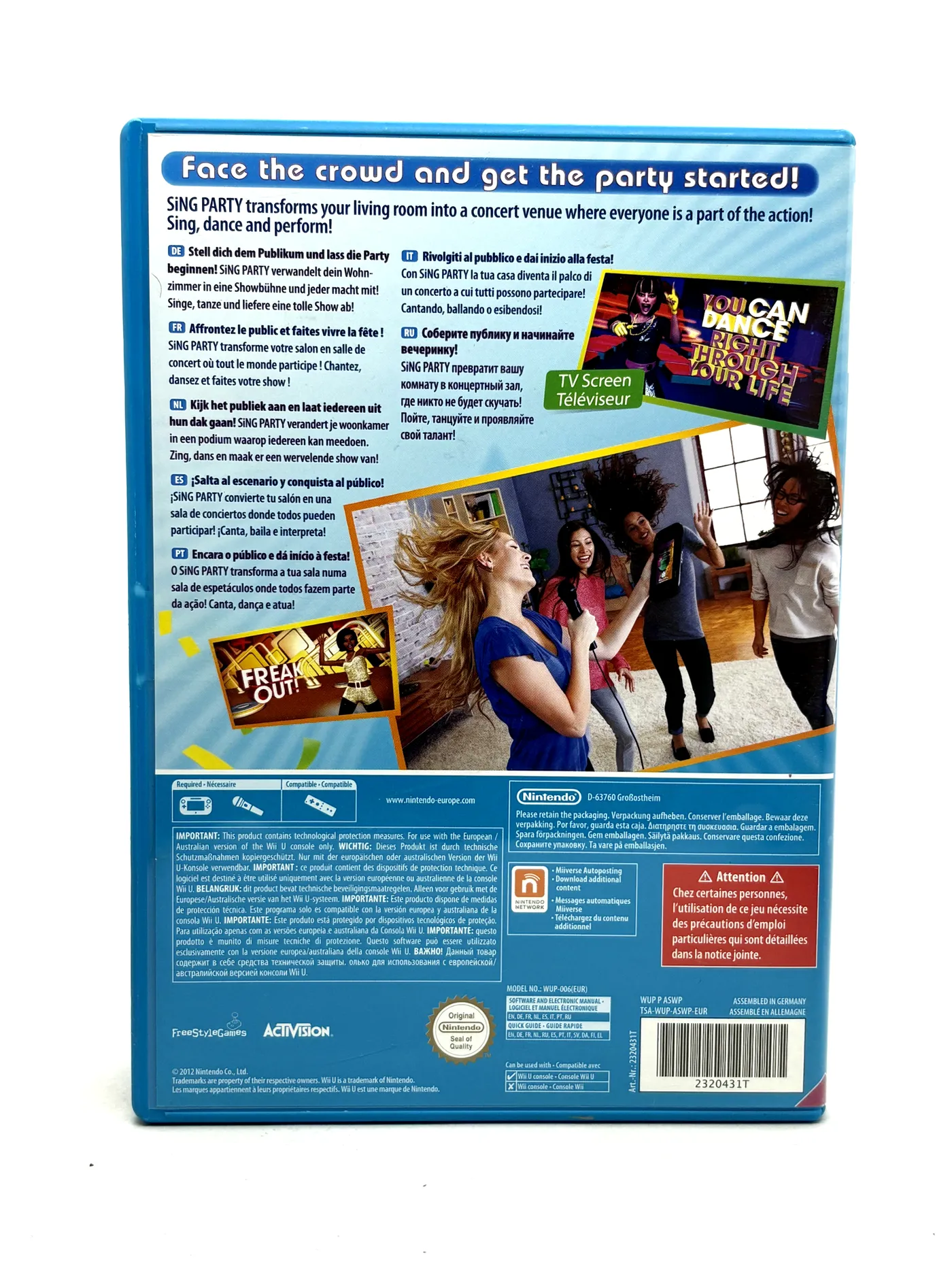 Sing Party Wii U