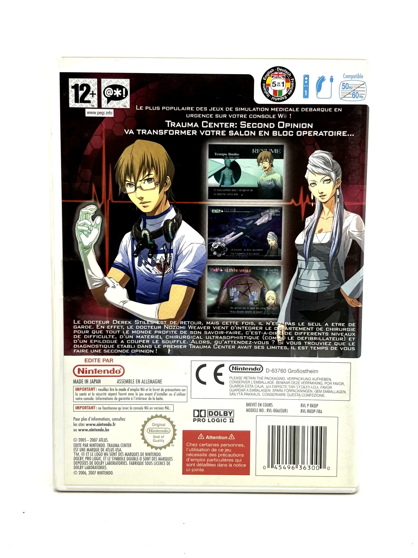 Trauma Center Second Opinion Nintendo Wii