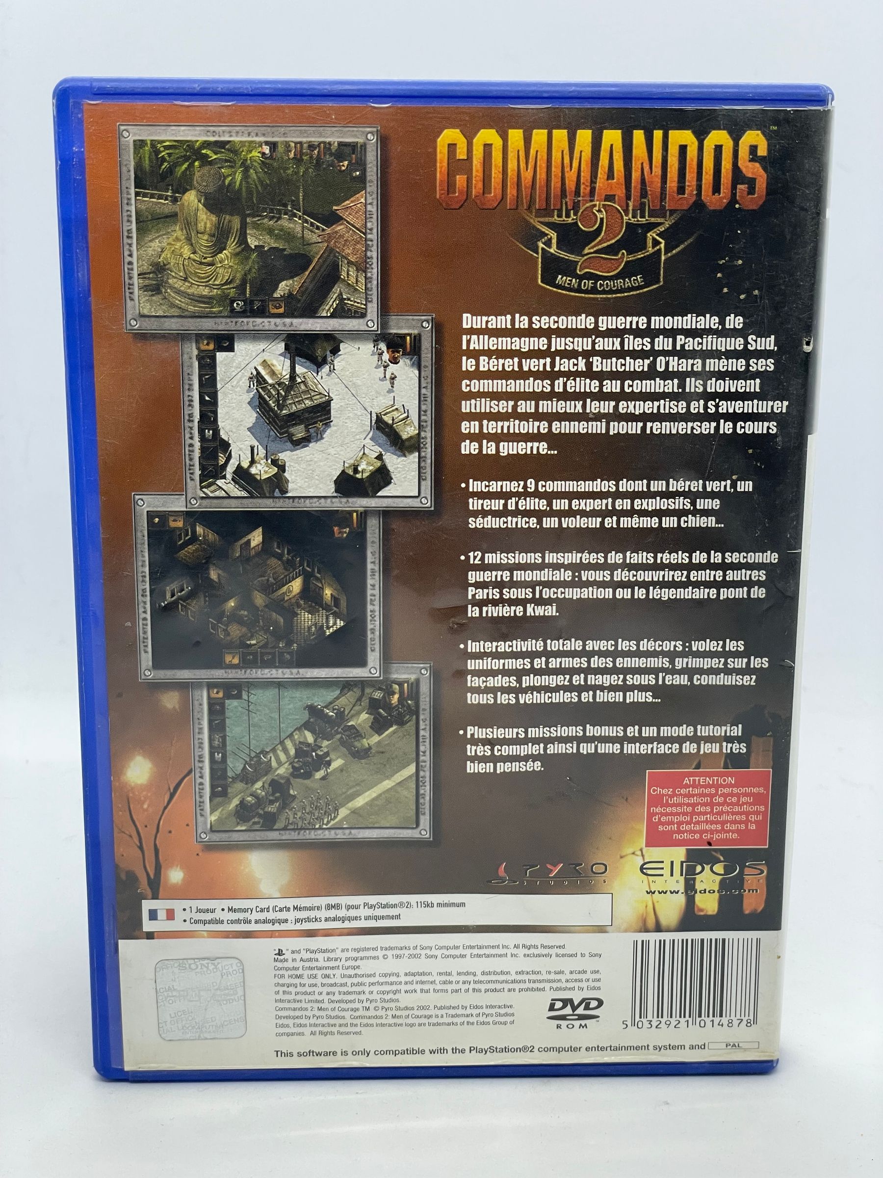 Commandos 2 PS2 (FR)