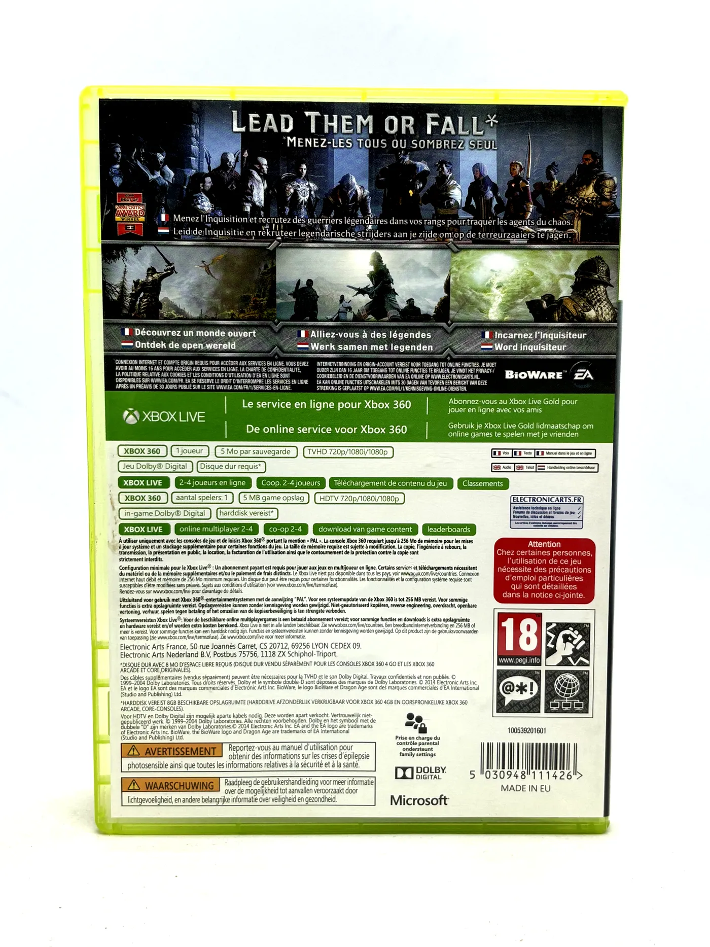 Dragon Age Inquisition Xbox 360