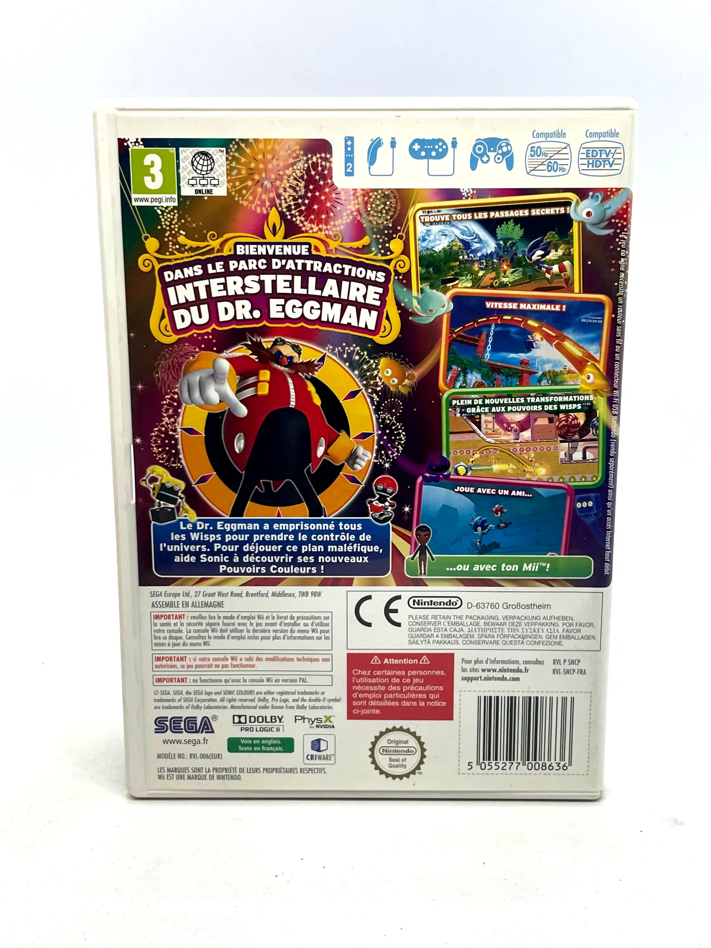 Sonic Colours Nintendo Wii
