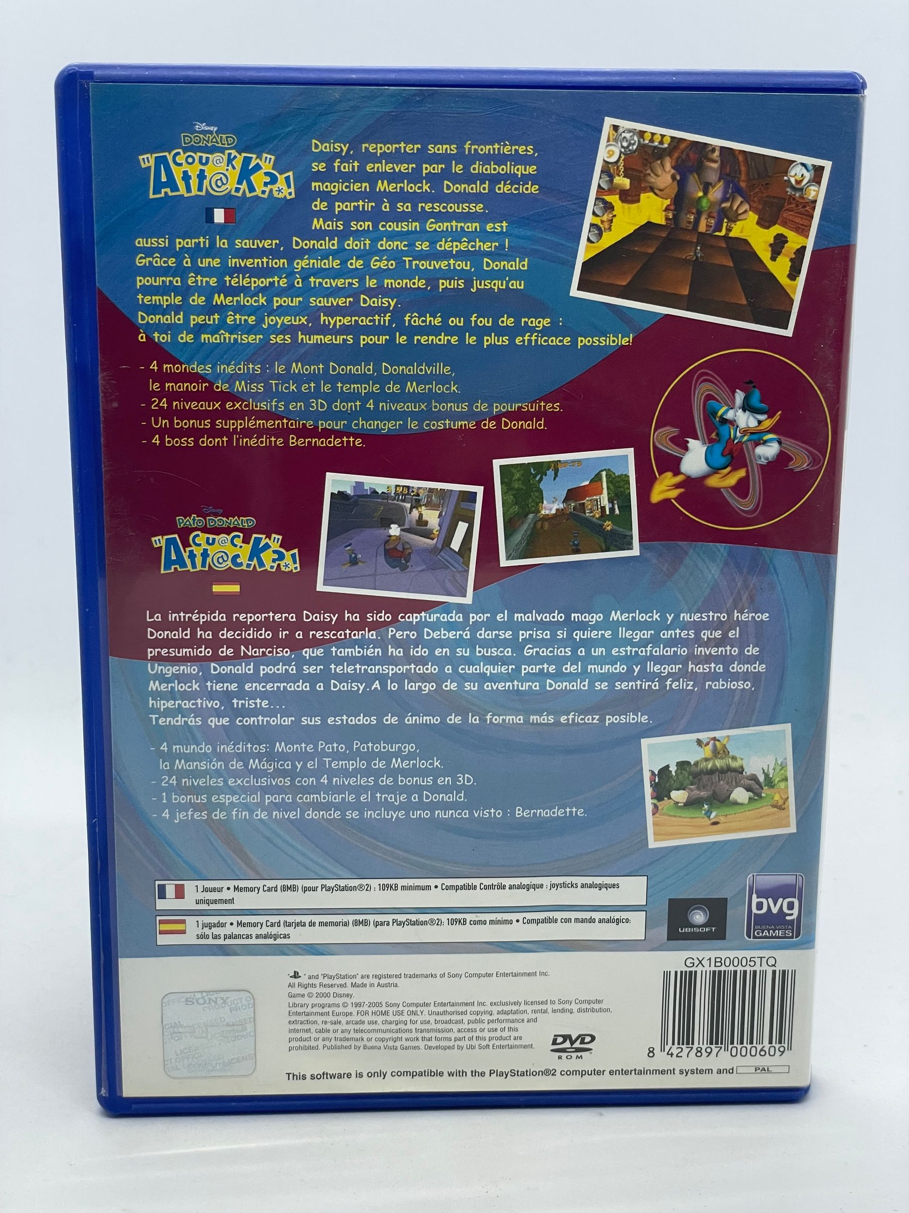 Donald Duck Quack Attack PS2