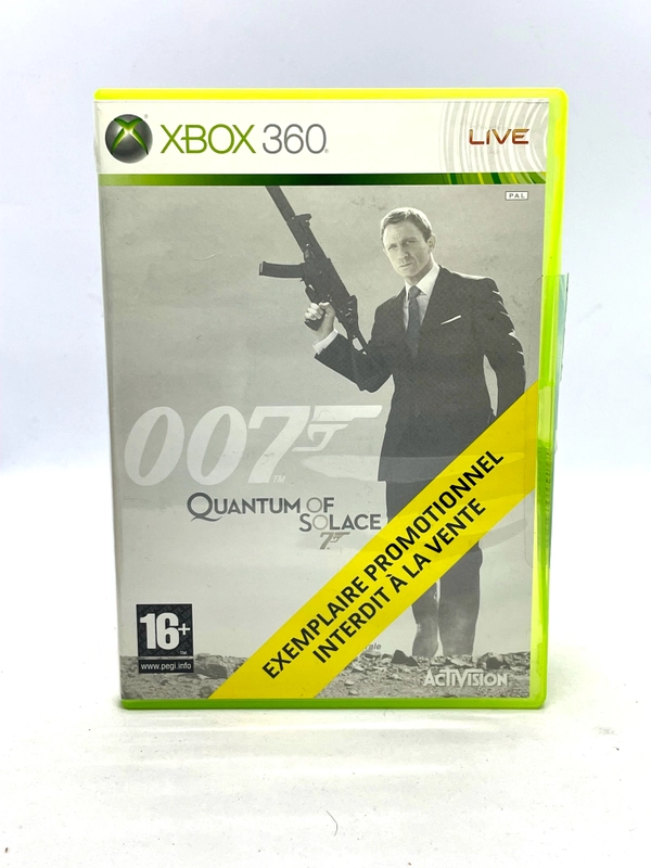 007 Quantum Of Solace Sur Xbox 360 (PAL) – Jeu Complet, Bon état, Action Et Aventure