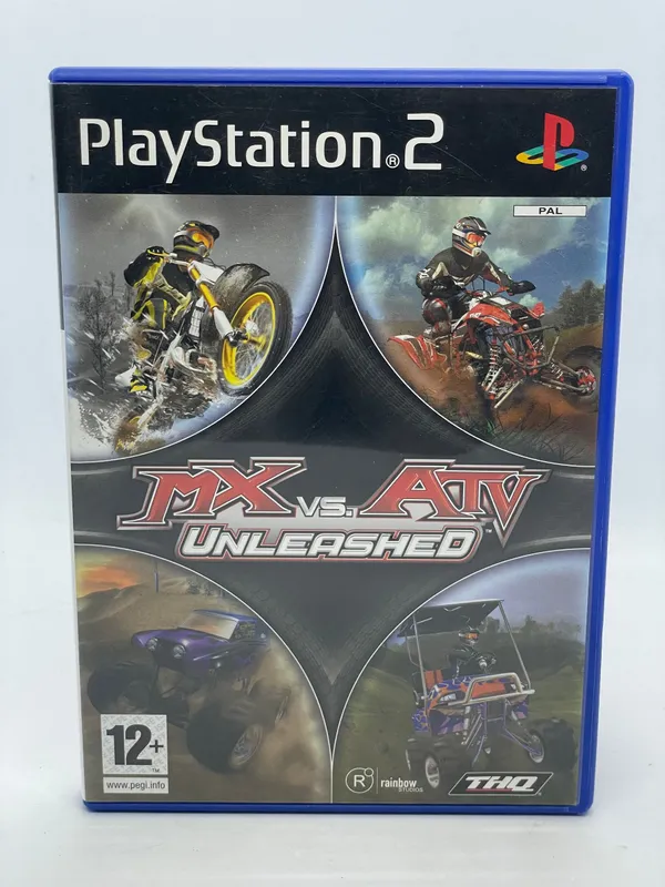 MX Vs ATV Unleashed Sur PS2 – Jeu Complet (Boîtier, Notice, Disque) – État Correct