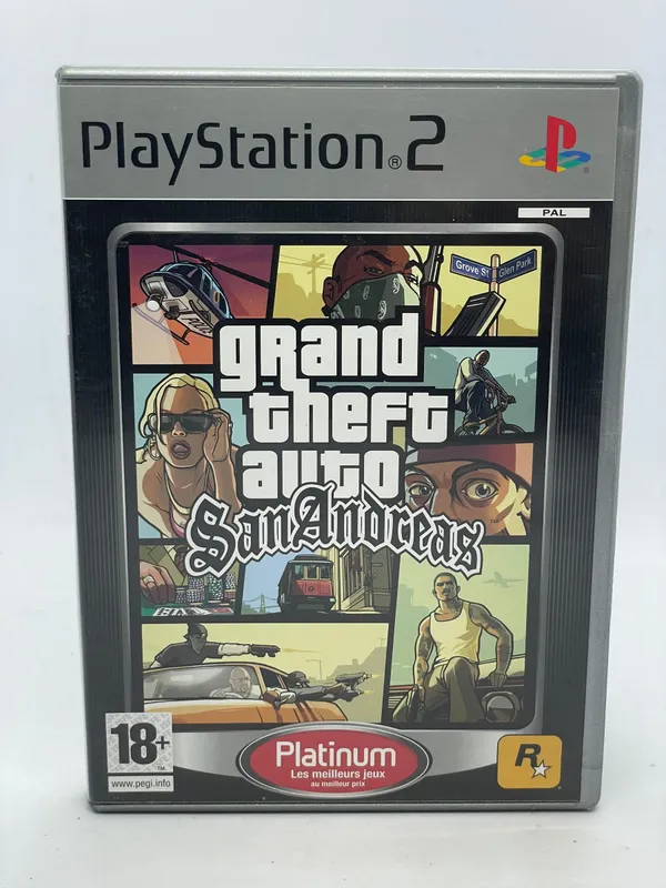 Grand Theft Auto San Andreas PS2 + mapa - PlayStation 2 | Retrobroker