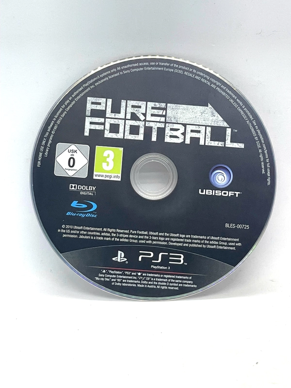 Jeu PS3 : Pure Football - Version Complète (boîte, Notice) - Comme Neuf
