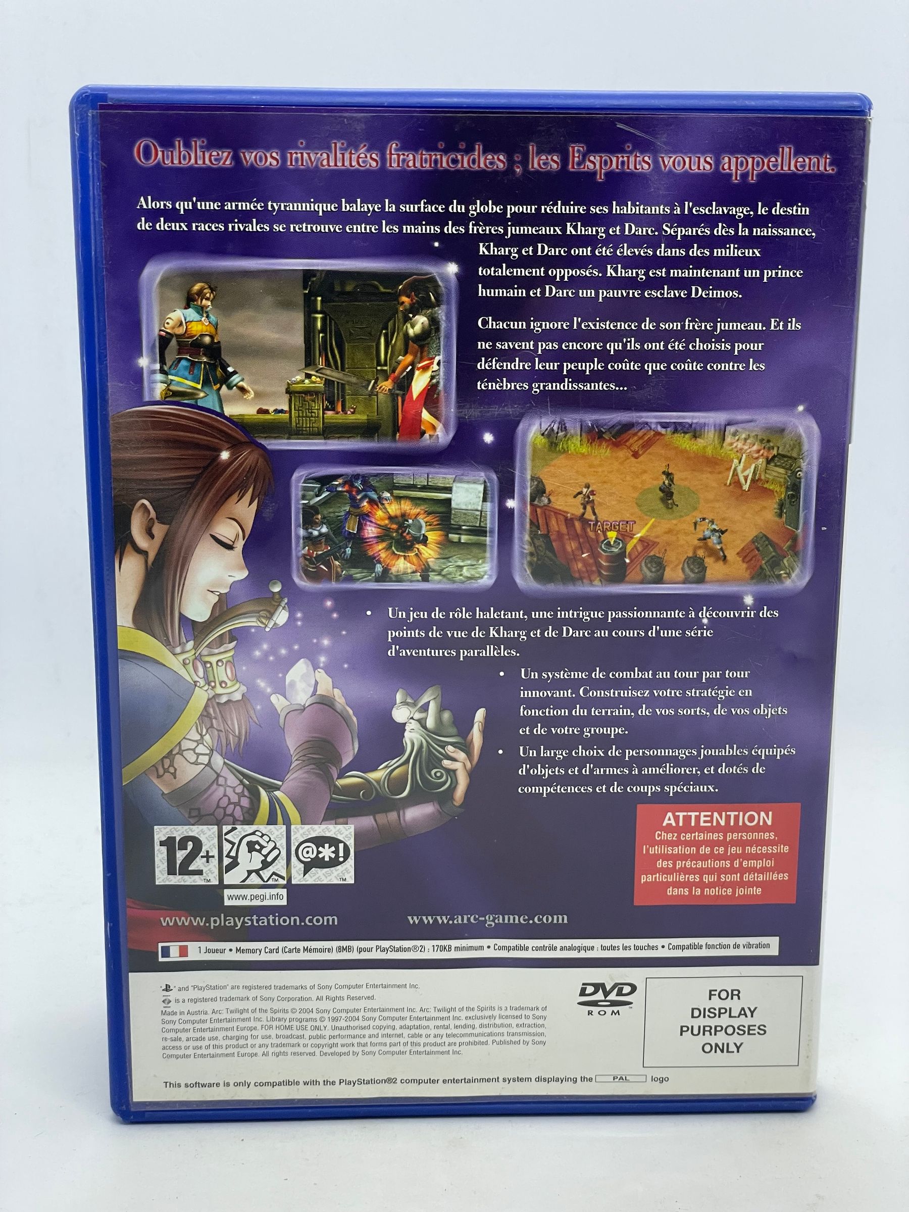 Arc: Twilight of the Spirits PS2 (promo - rzadka)