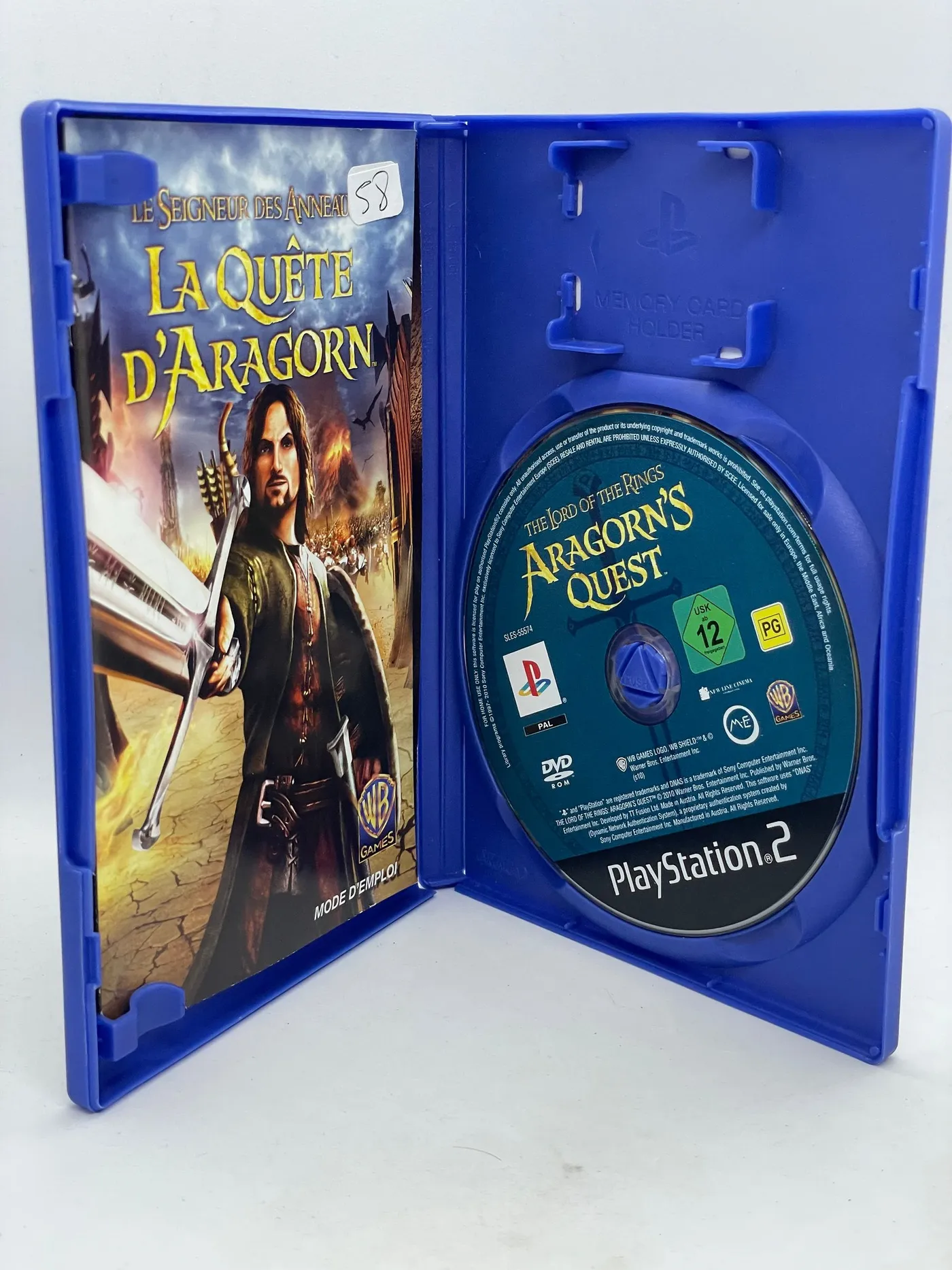Jeu PS2 – Le Seigneur Des Anneaux : La Quête D’Aragorn (Sony PlayStation 2, Complet, Bon état)
