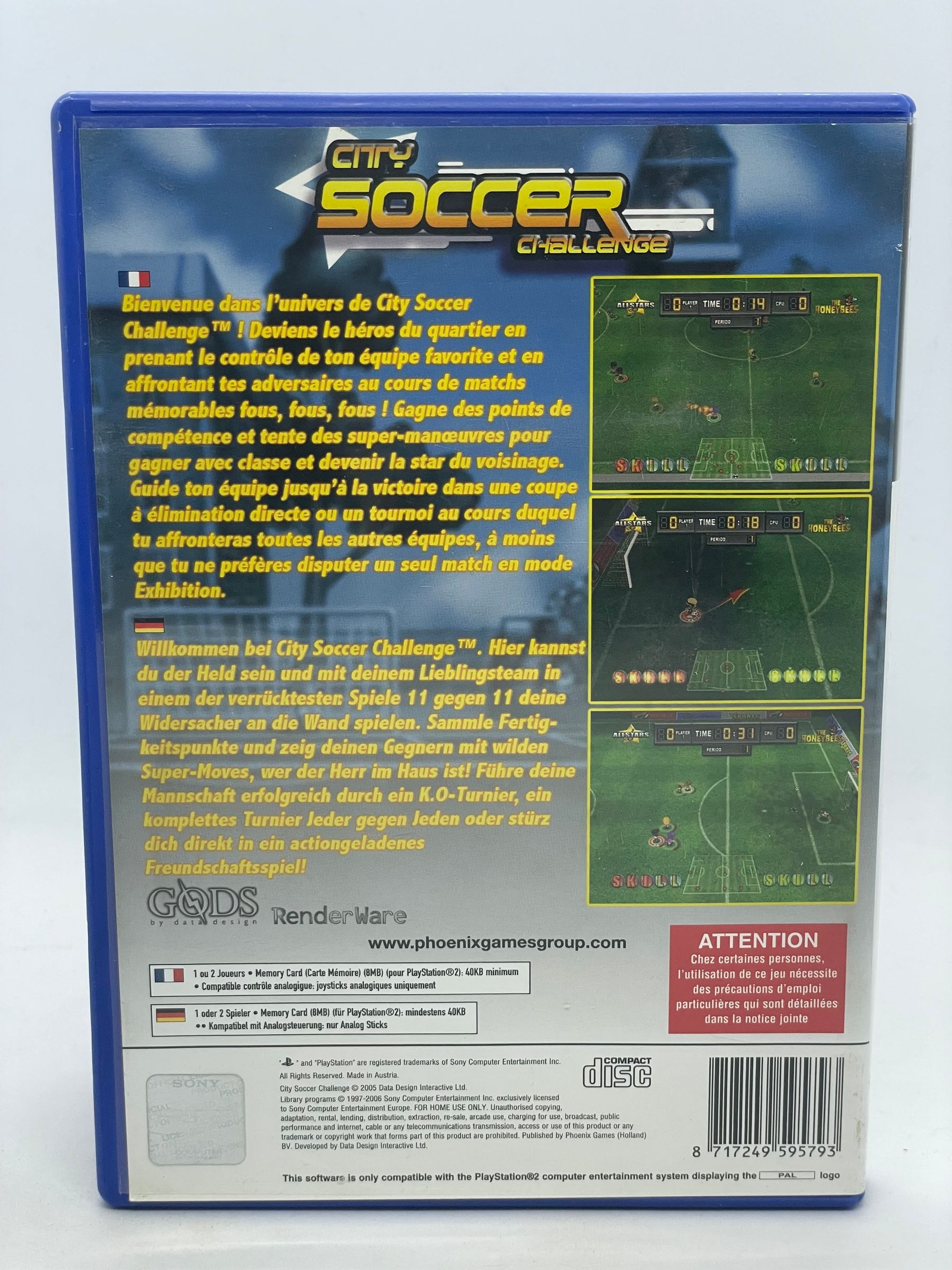 City Soccer Challenge PS2