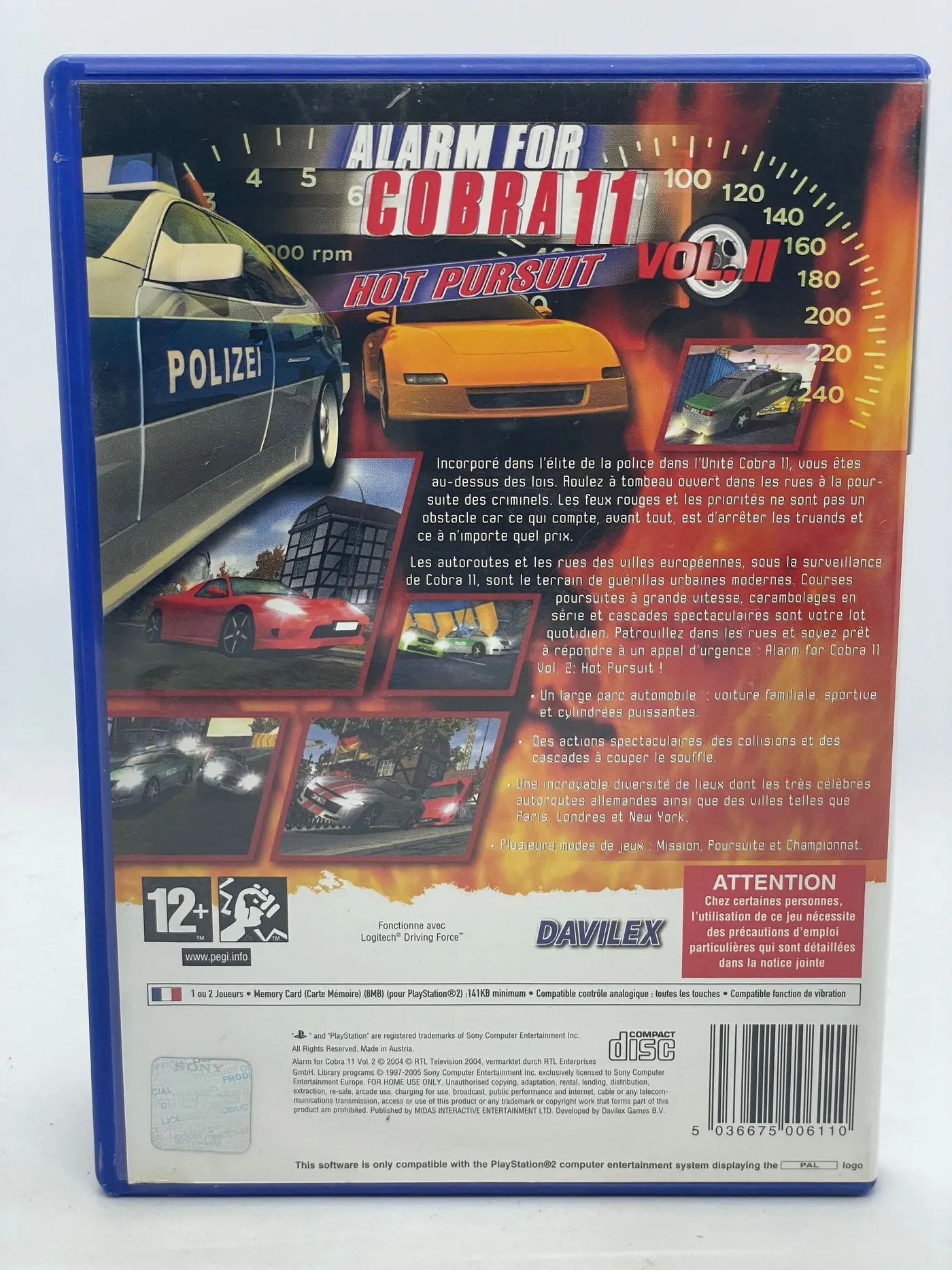 Alarm for Cobra 11 PS2 - Hot Pursuit de Segunda mano por 10 EUR en Vilanova del Camí | Wallapop