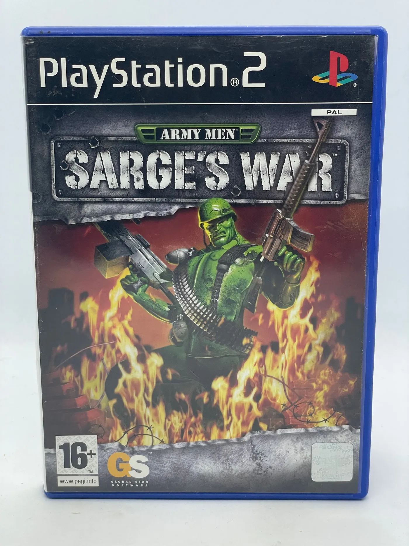 Jeu Army Men: Sarge’s War Pour PlayStation 2 - Version PAL FR, Complet Avec Notice, Très Bon état
