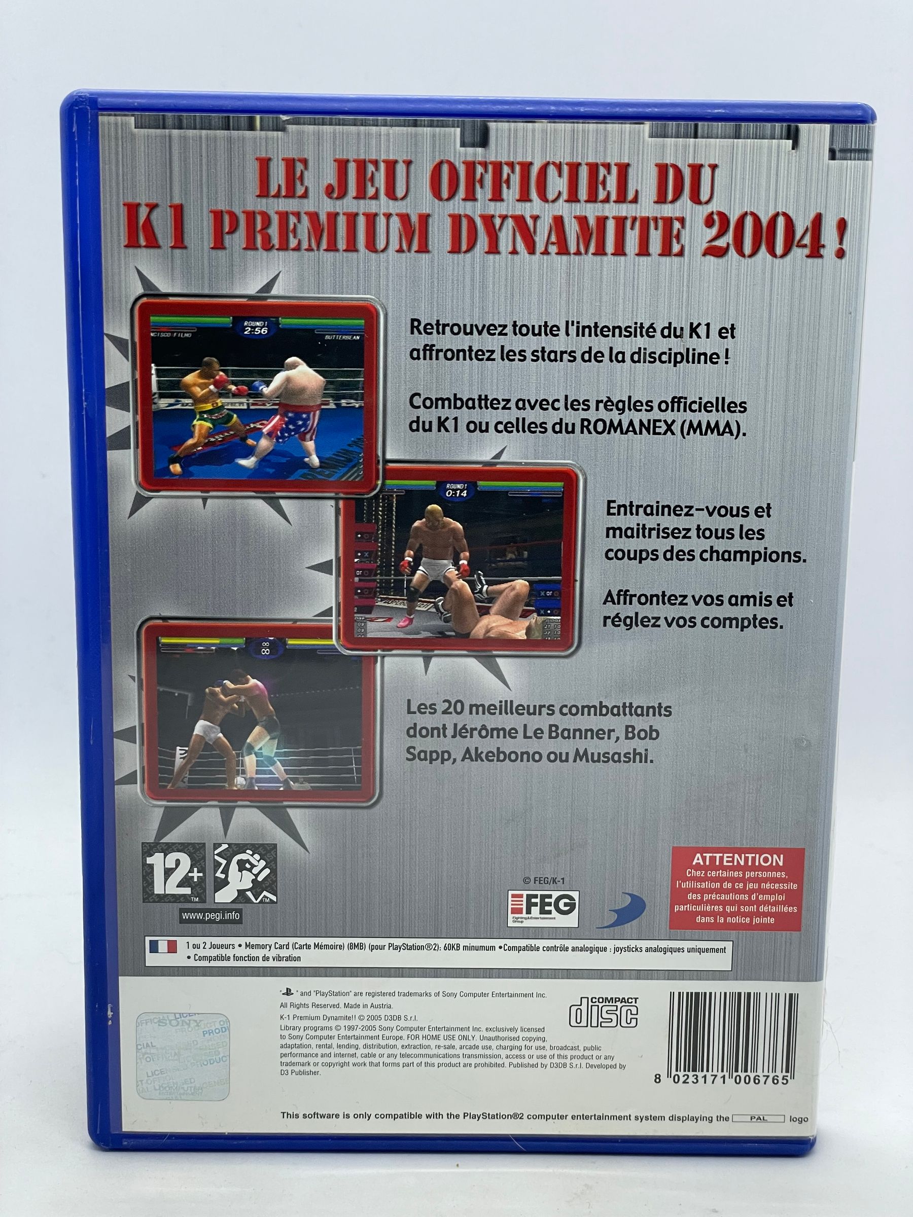 K-1 Premium Dynamite PS2