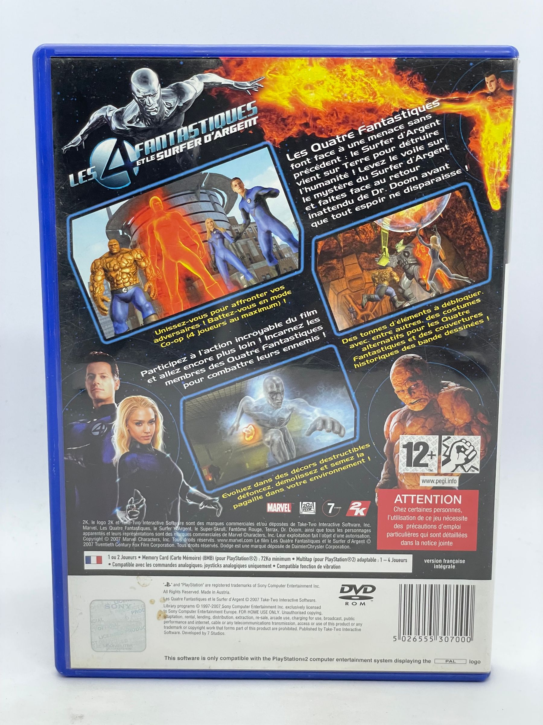 Fantastic Four: Rise of the Silver Surfer PS2
