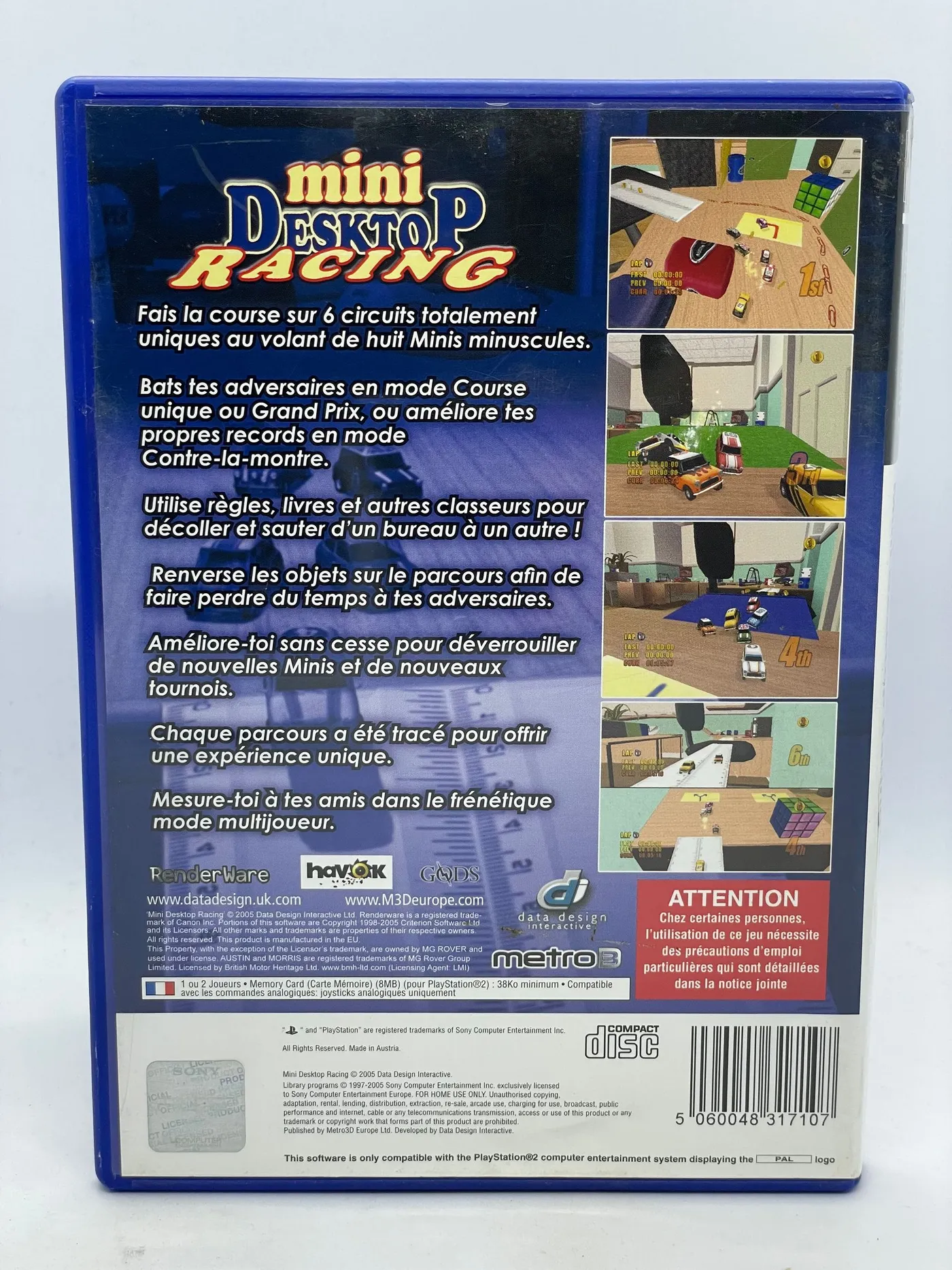 Mini Desktop Racing PS2 - PlayStation 2 | Retrobroker