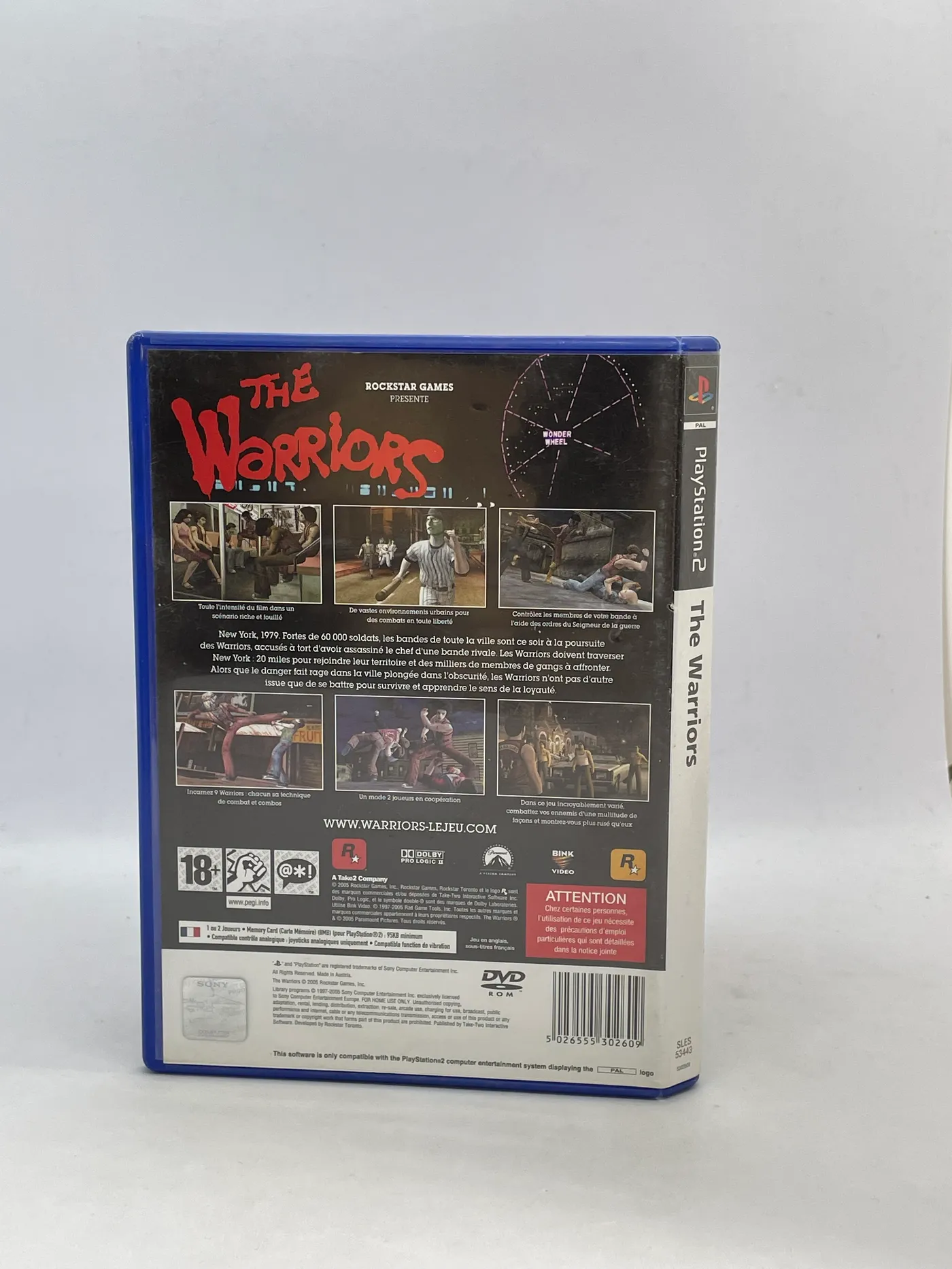 The Warriors Sur PS1 (PlayStation 1) - Version Promo Presse PAL - Bon état