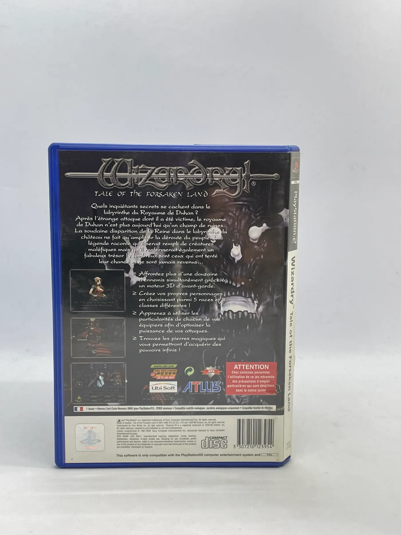 Wizardry Tale of the Forsaken Land PS2