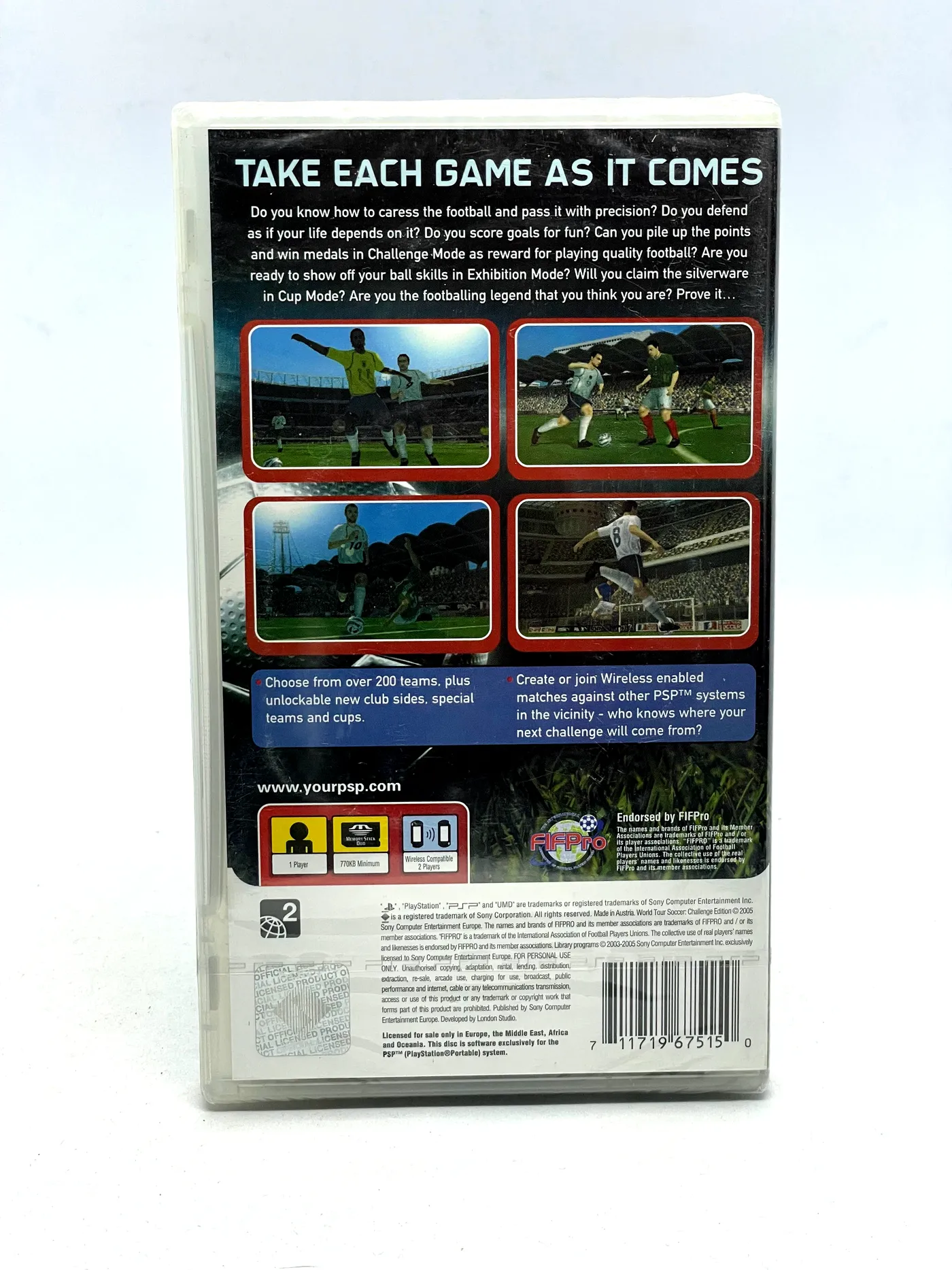 World Tour Soccer Challenge Edition PSP (New and Sealed)