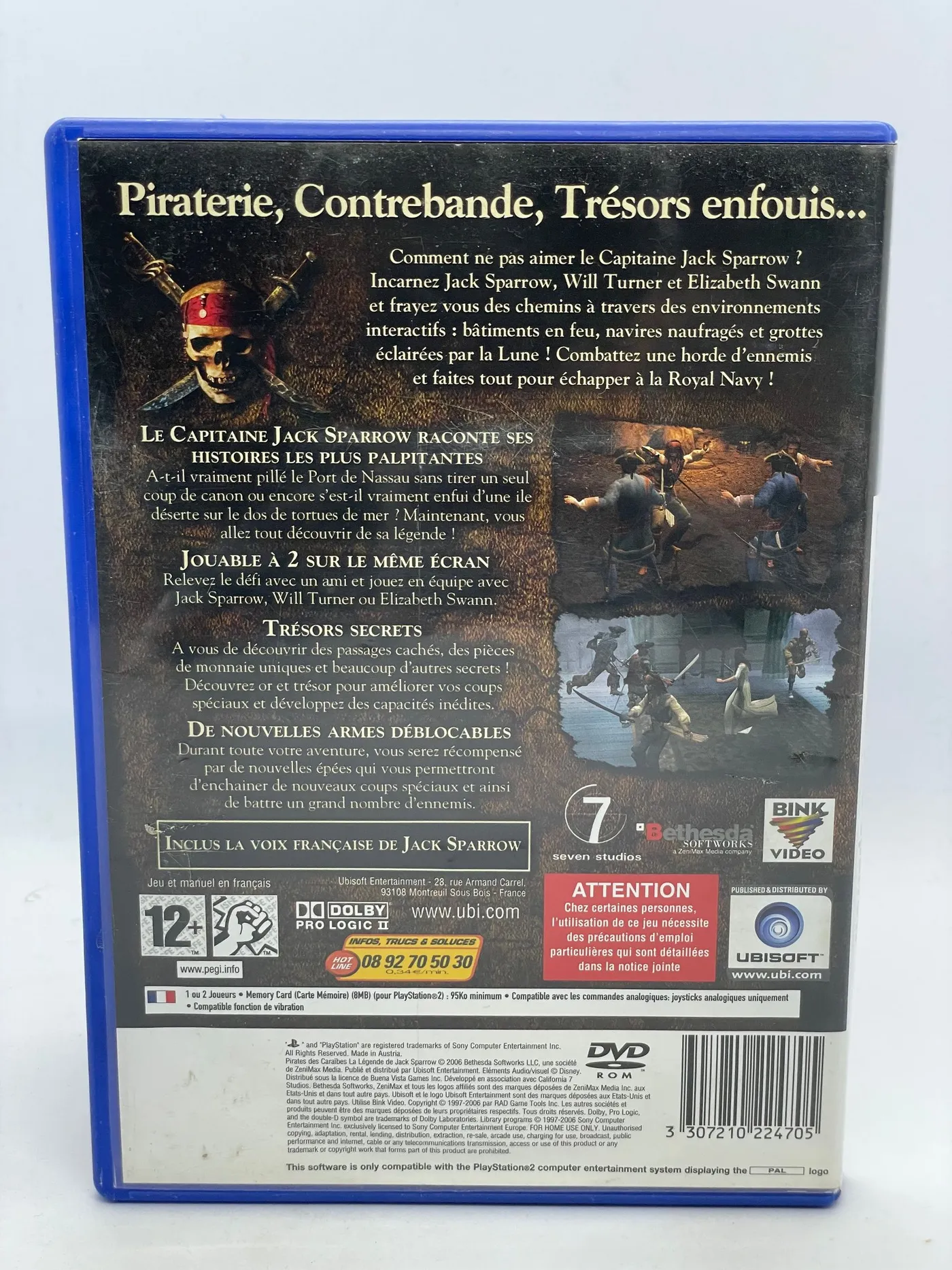 Pirates of Caribbean Legend of Jack Sparrow PS2 Pirates of Caribbean Legend of Jack Sparrow PS2