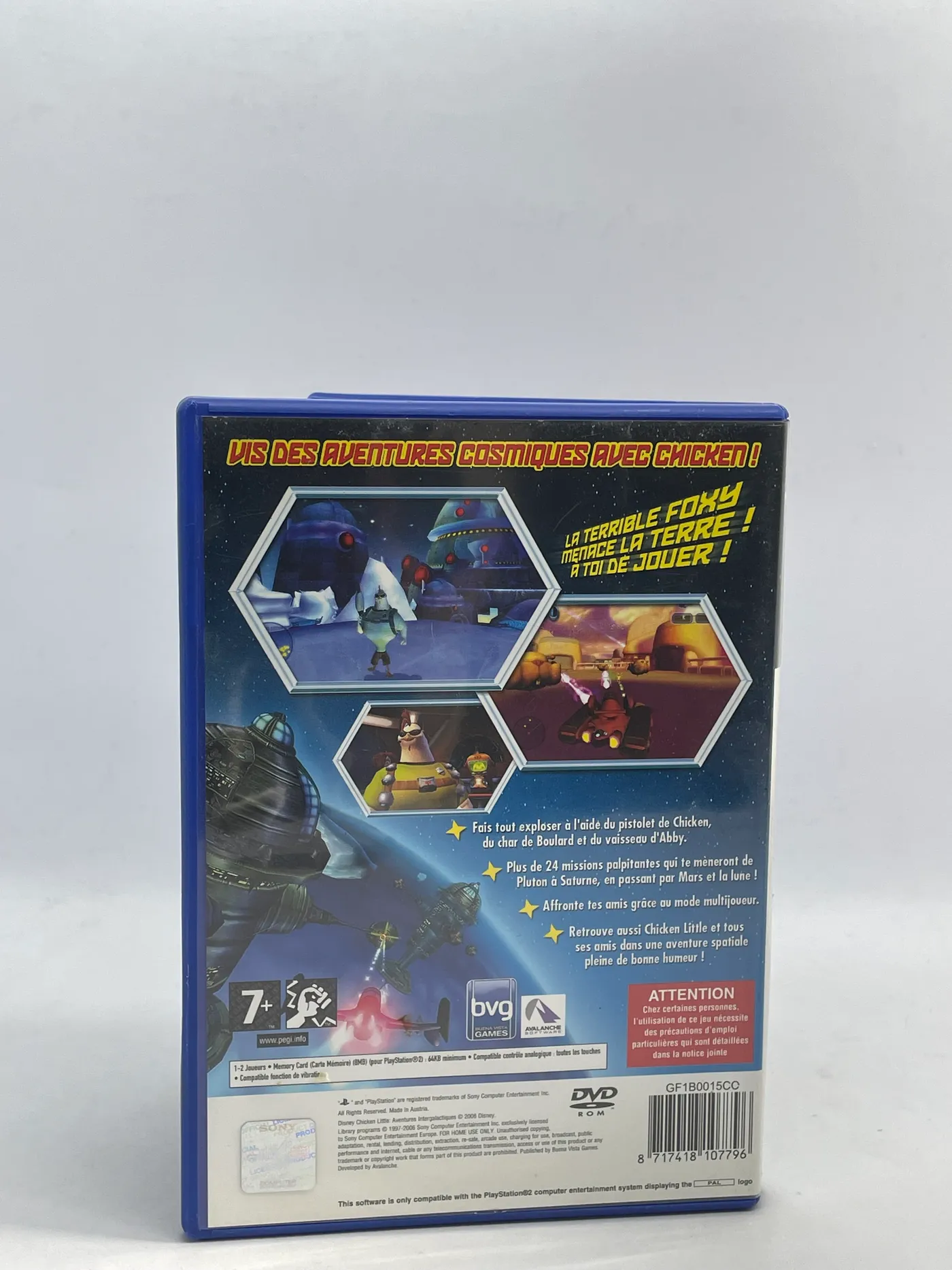 Chicken Little Intergalactic Adventures PS2 (FR)