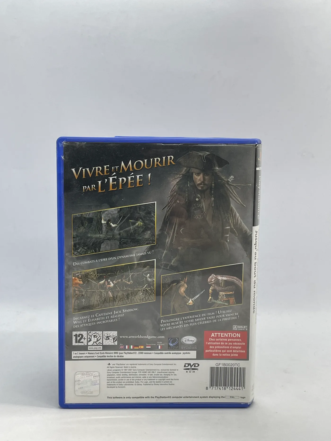 Pirates of the Caribbean At World's End PS2