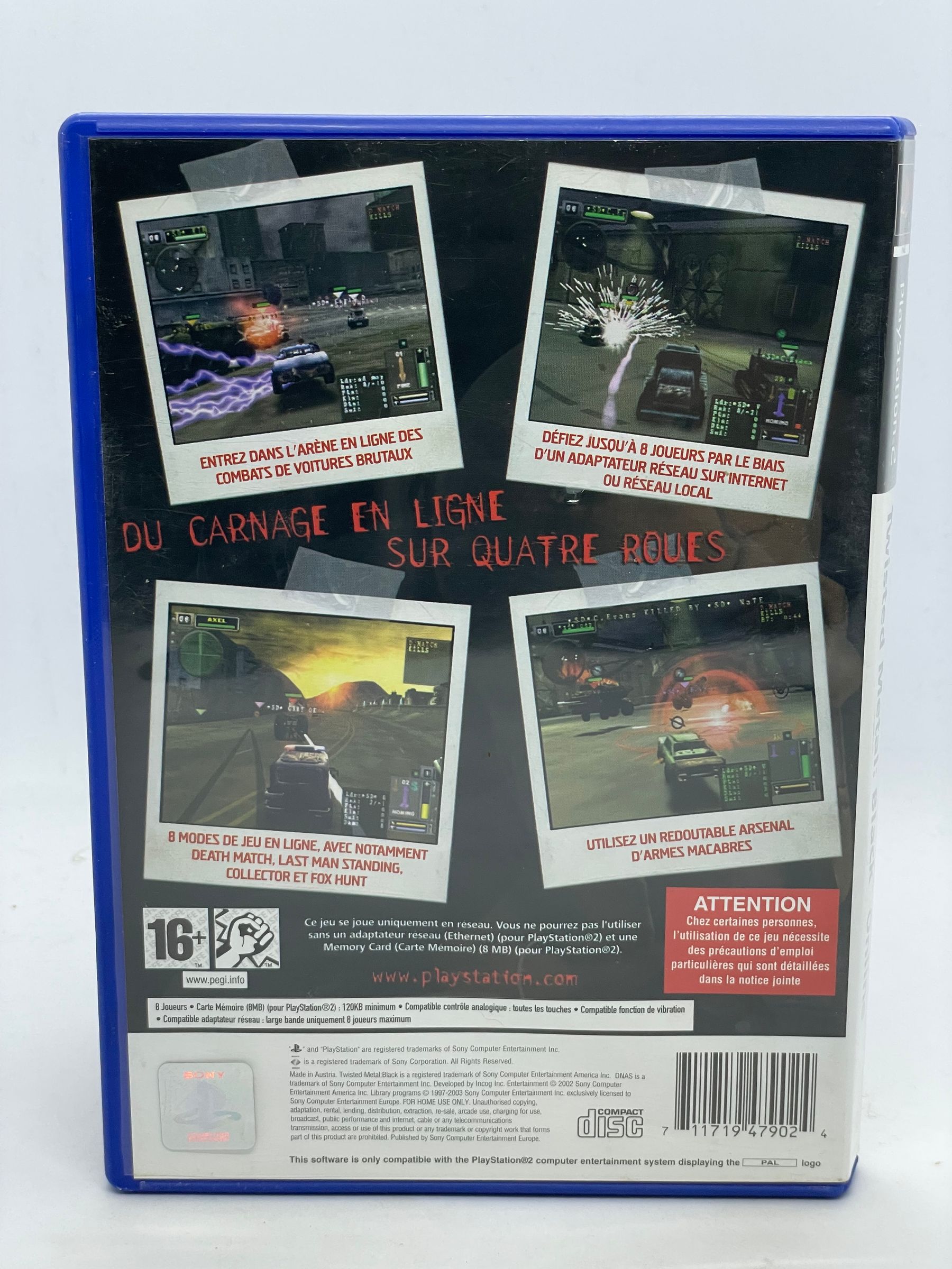 Twisted Metal Black Online PS2