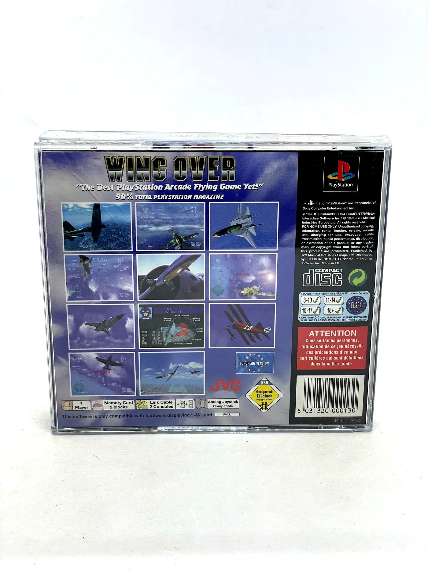 Wing Over PS1 PSX