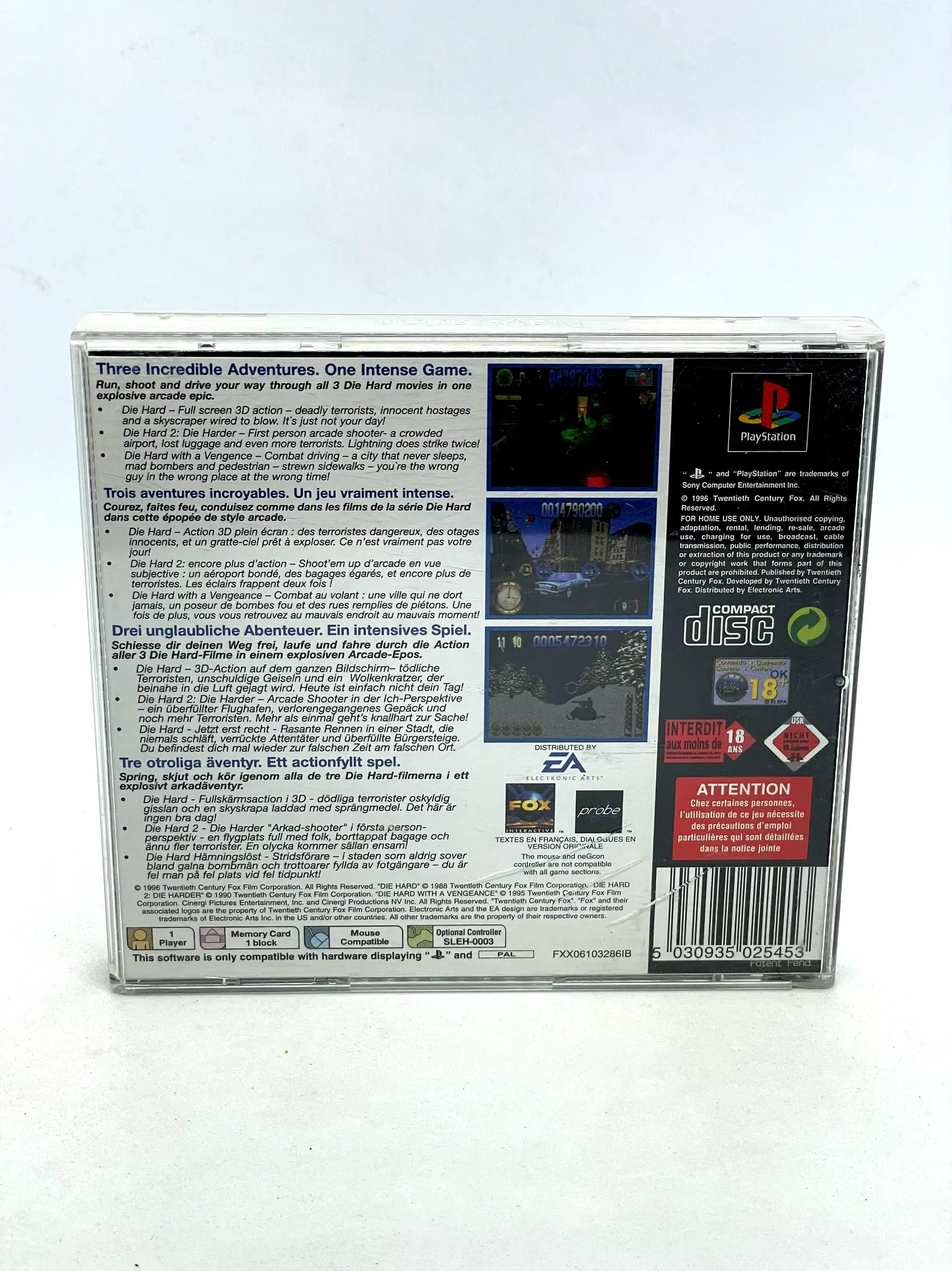 Die Hard Trilogy PS1 PSX