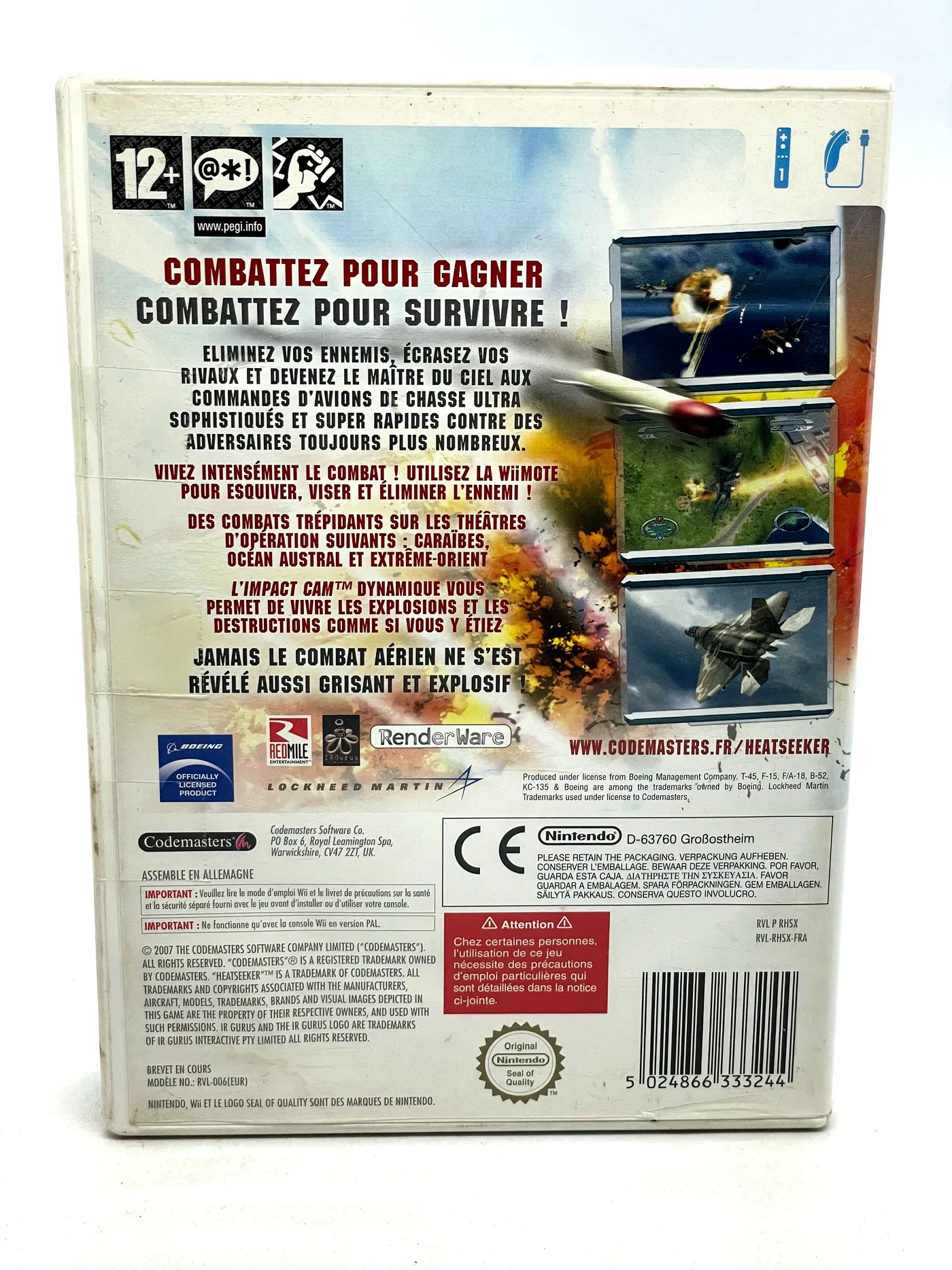 Heatseeker Nintendo Wii