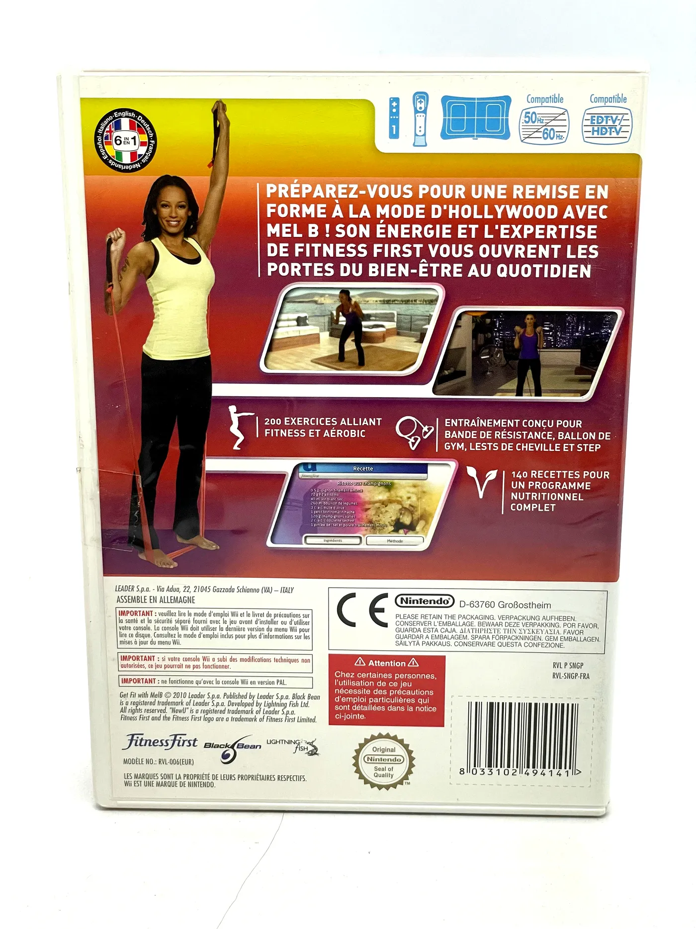 Get Fit With Mel B Nintendo Wii
