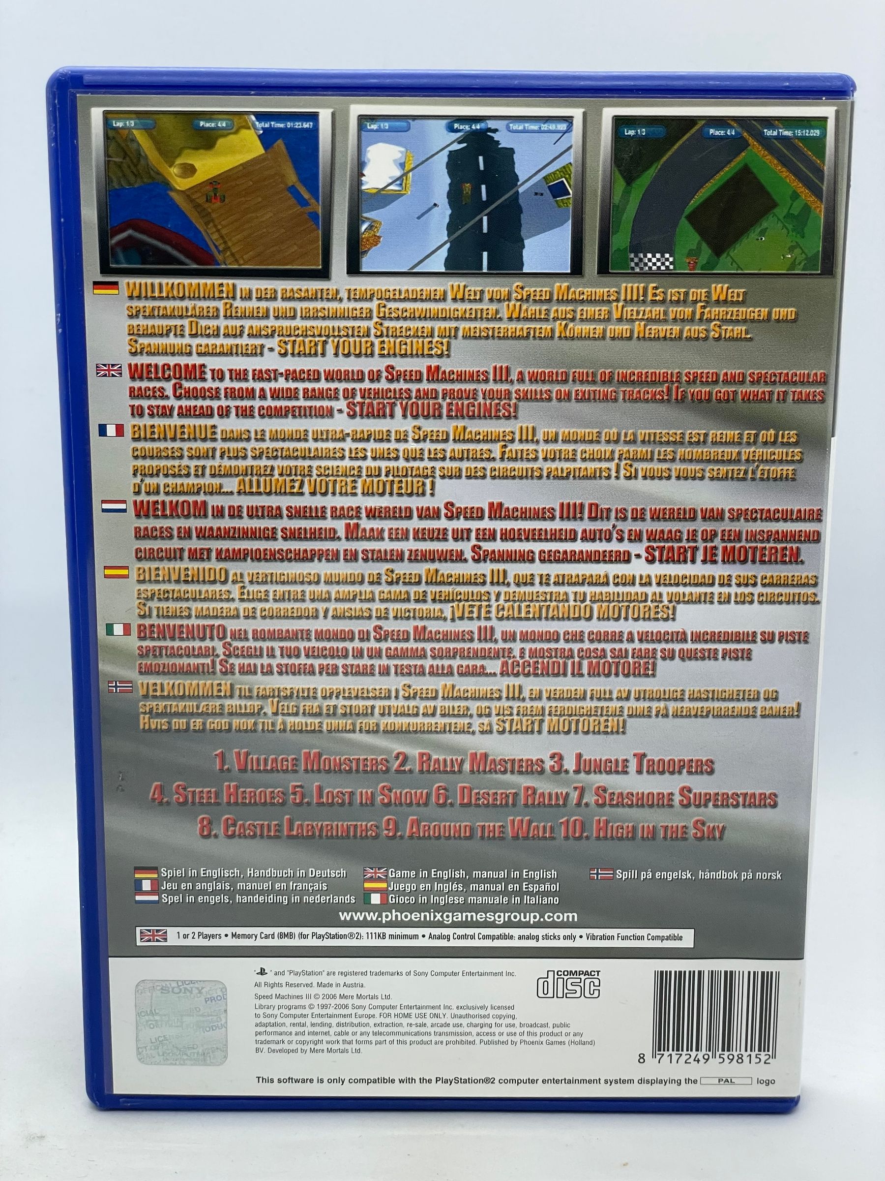 Speed Machines III PS2